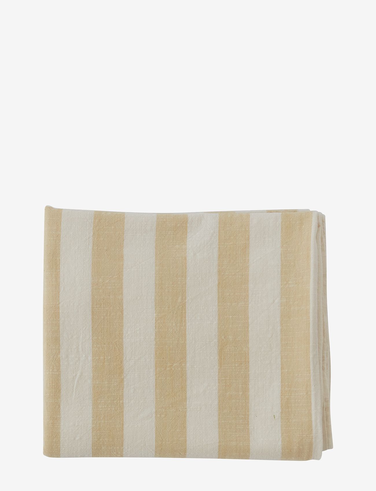 OYOY Living Design - Striped Tablecloth - 200x140 cm - tafellakens & lopers - vanilla - 0