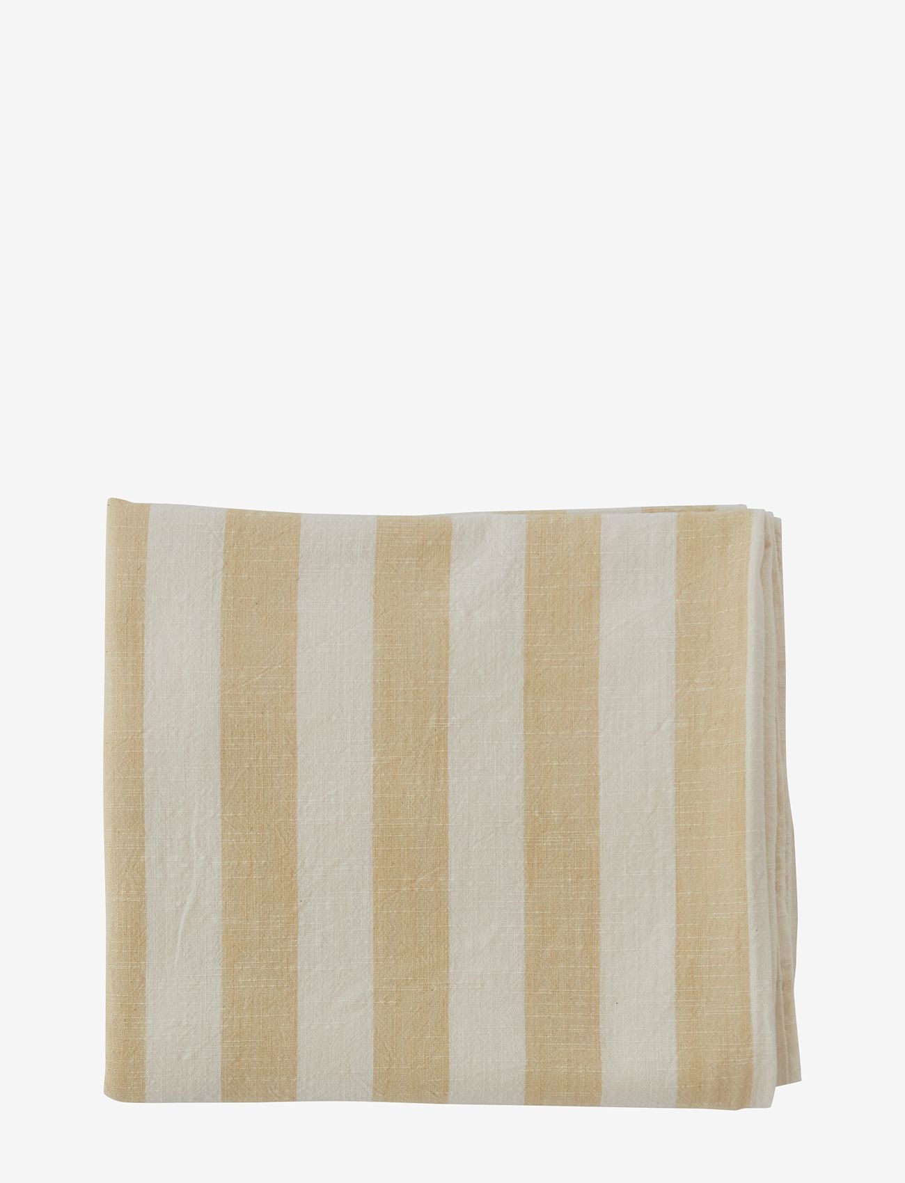 OYOY Living Design - Striped Tablecloth - 260x140 cm - köp efter pris - vanilla - 0