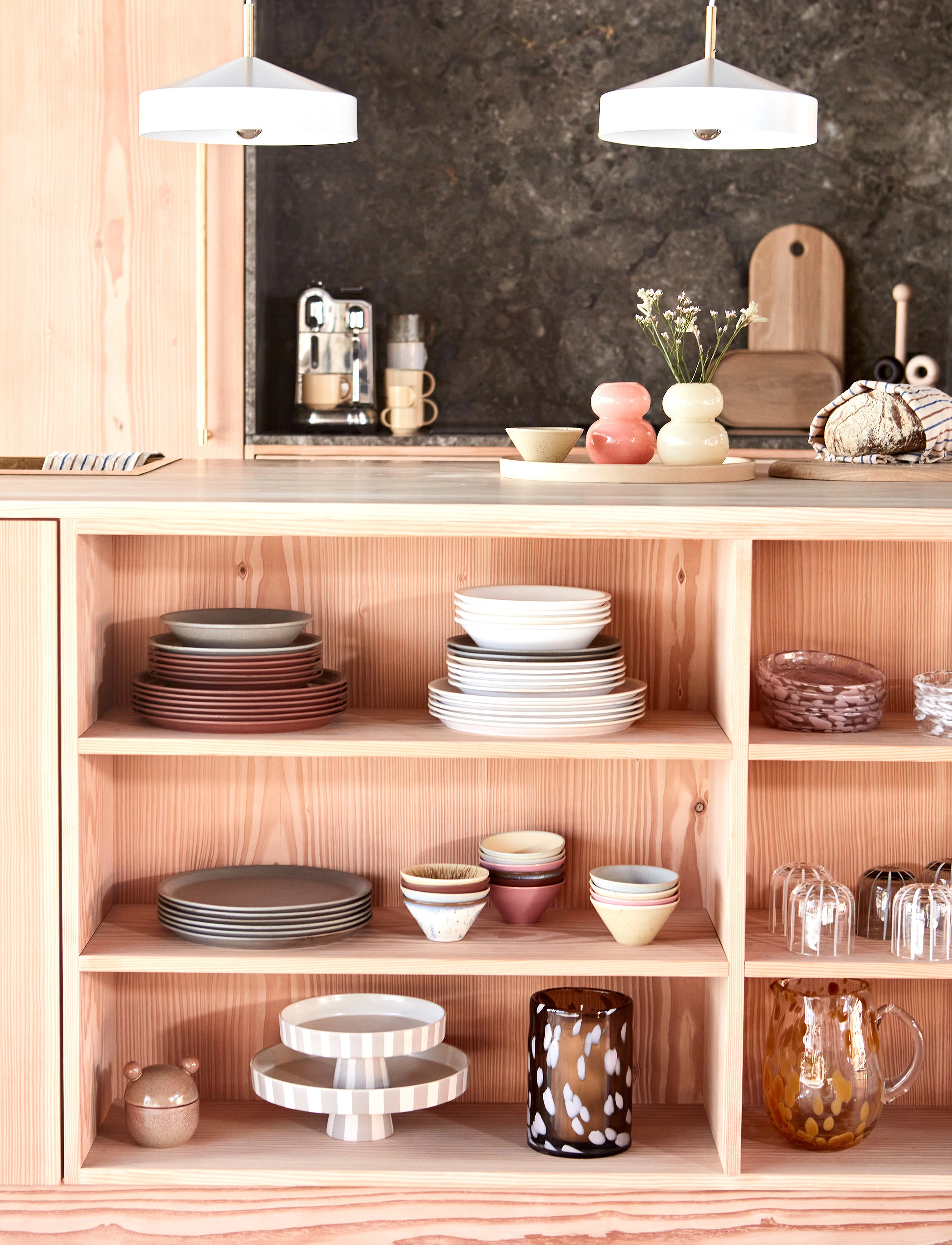 OYOY Living Design - Jali Hurricane - vases - smoke - 2