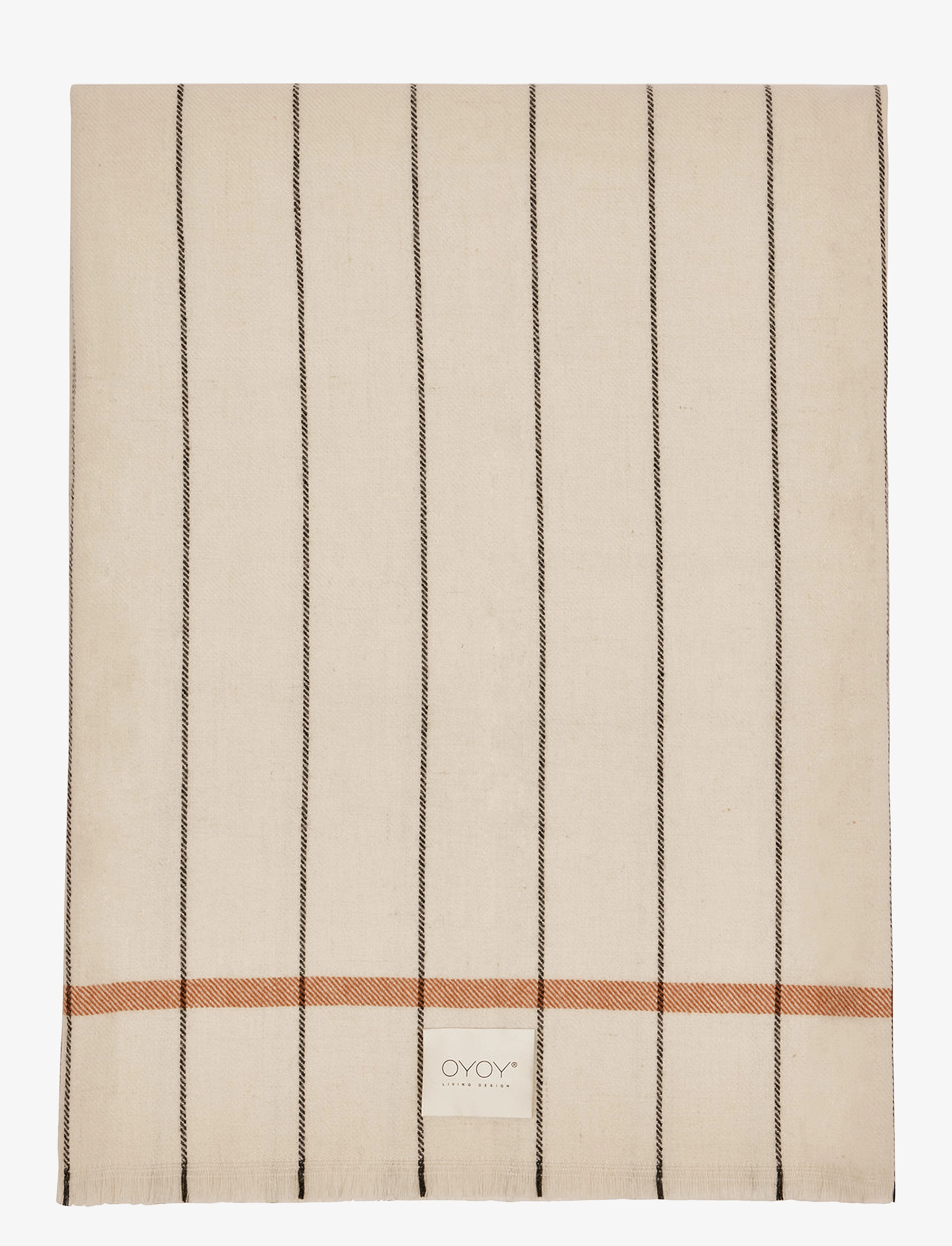 OYOY Living Design Balama Blanket Wool, Tæppe og plaid, Beige, Str: 180X130CM