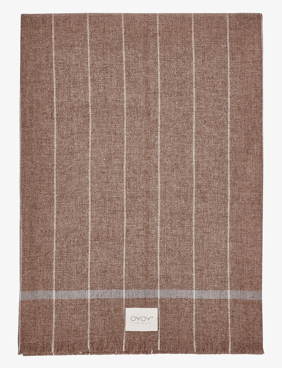 OYOY Living Design - Balama Blanket Wool - textilien für den außenbereich - caramel - 1