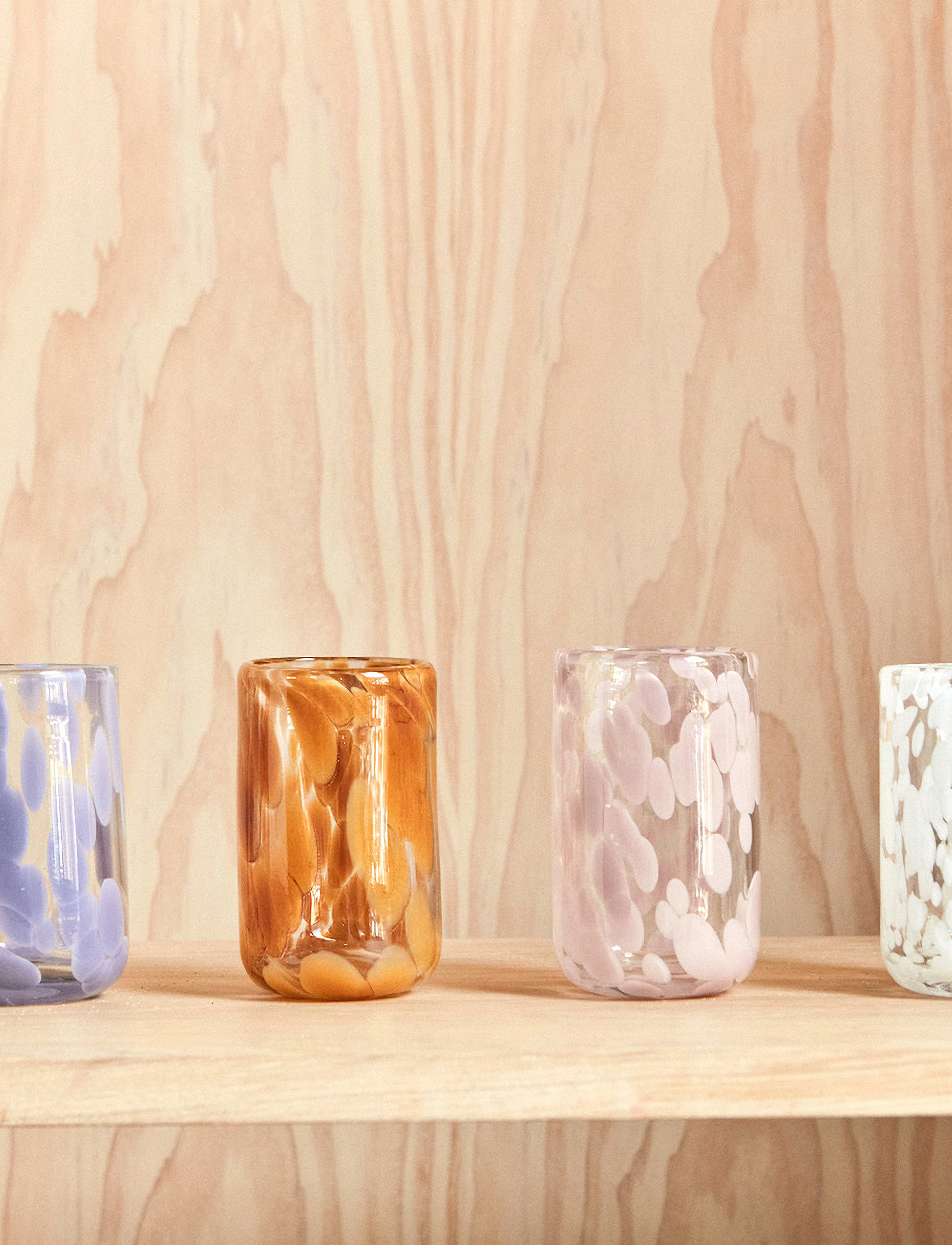 OYOY Living Design - Jali Glass - verres à eau - lavender - 2