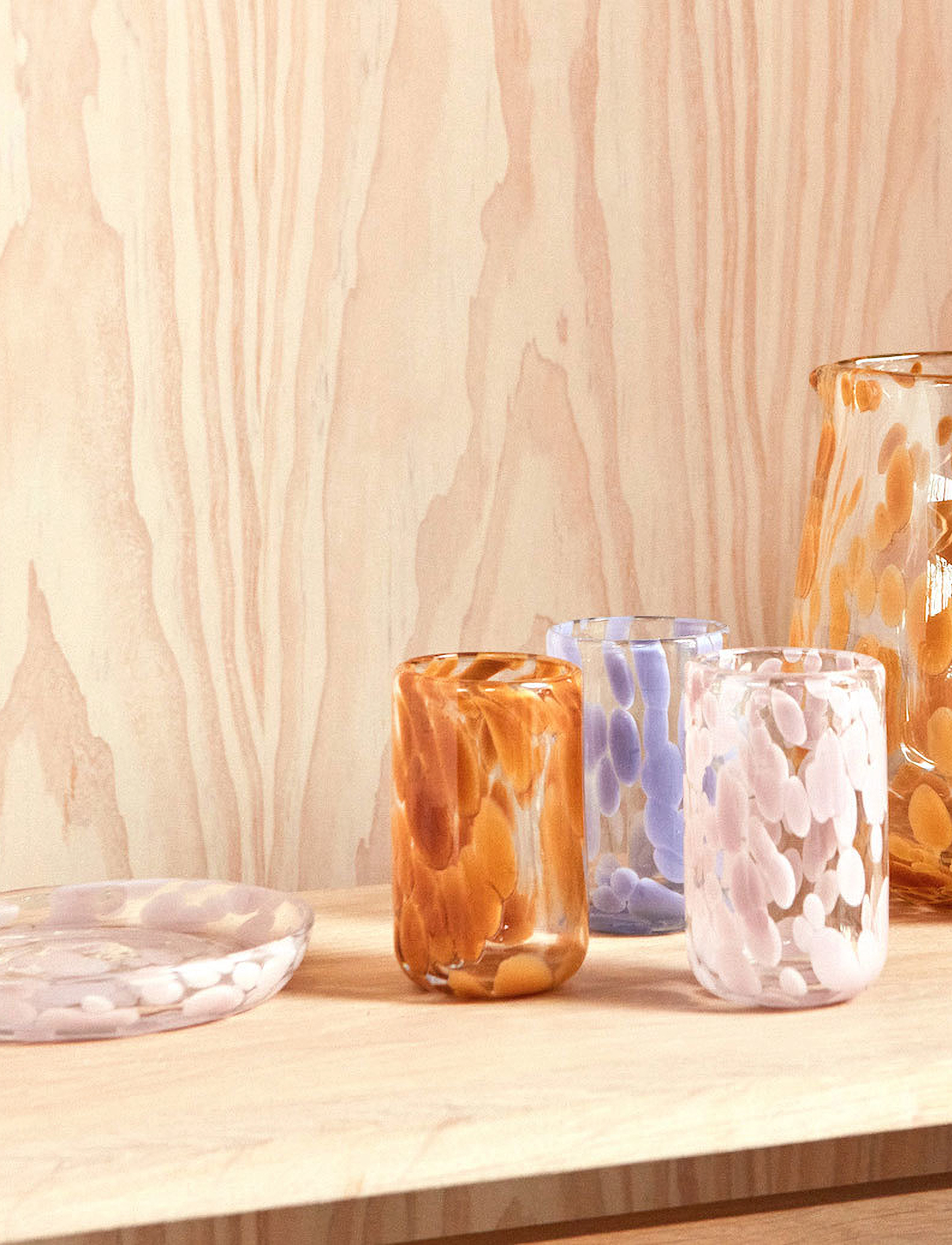 OYOY Living Design - Jali Glass - verres à eau - lavender - 3