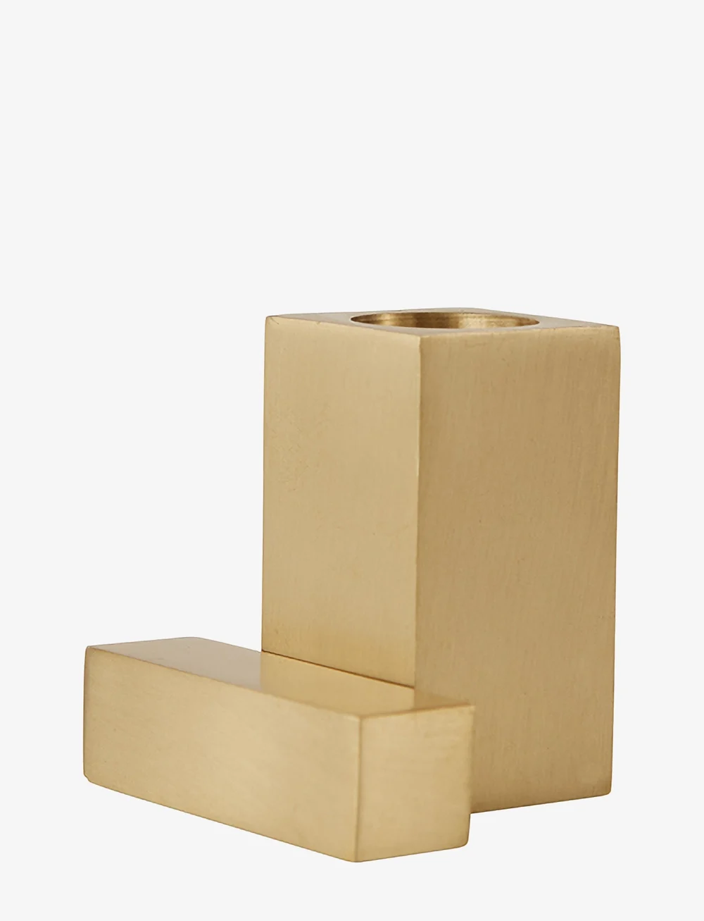 OYOY Living Design - Square Solid Brass Candleholder - nach preis einkaufen - brushed brass - 0
