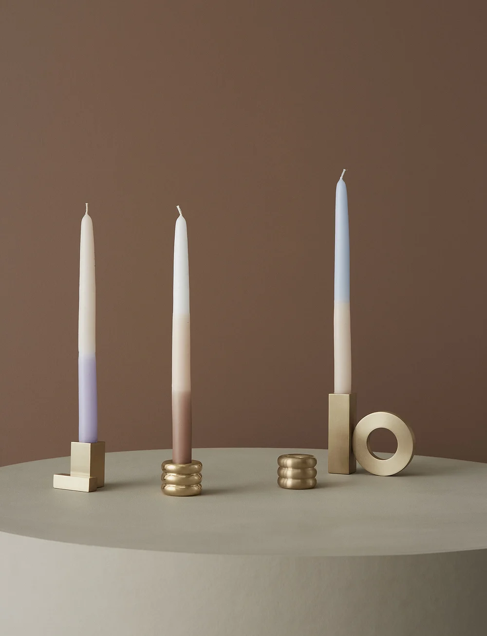 OYOY Living Design - Square Solid Brass Candleholder - nach preis einkaufen - brushed brass - 3