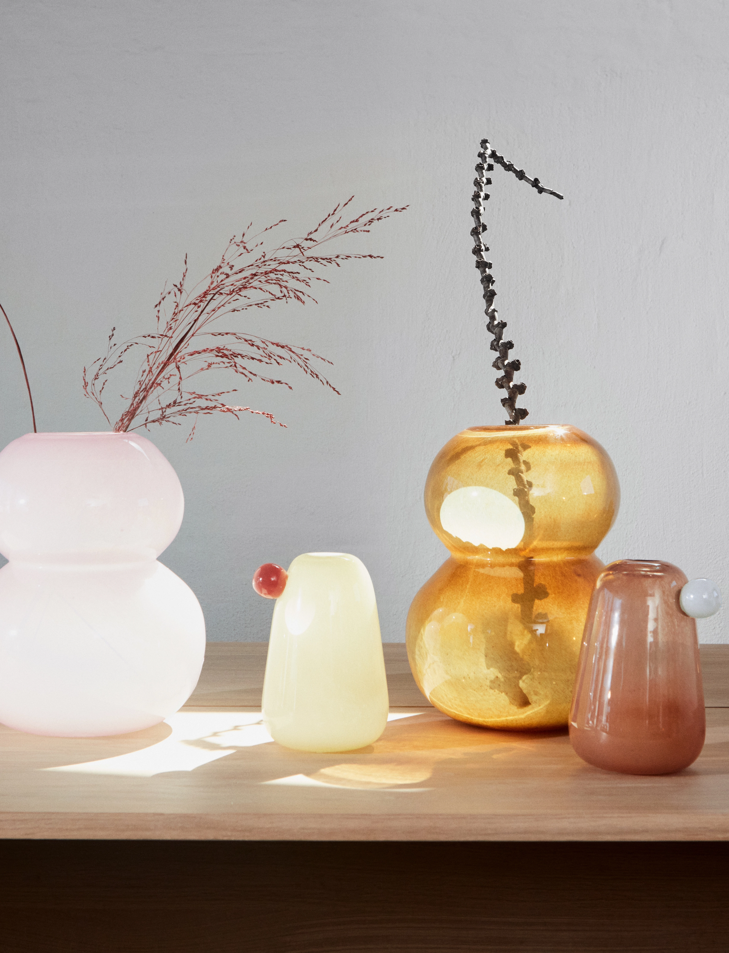 OYOY Living Design Inka Vase Small, H20 cm, Decoration, Weiß - Vases, Homeware