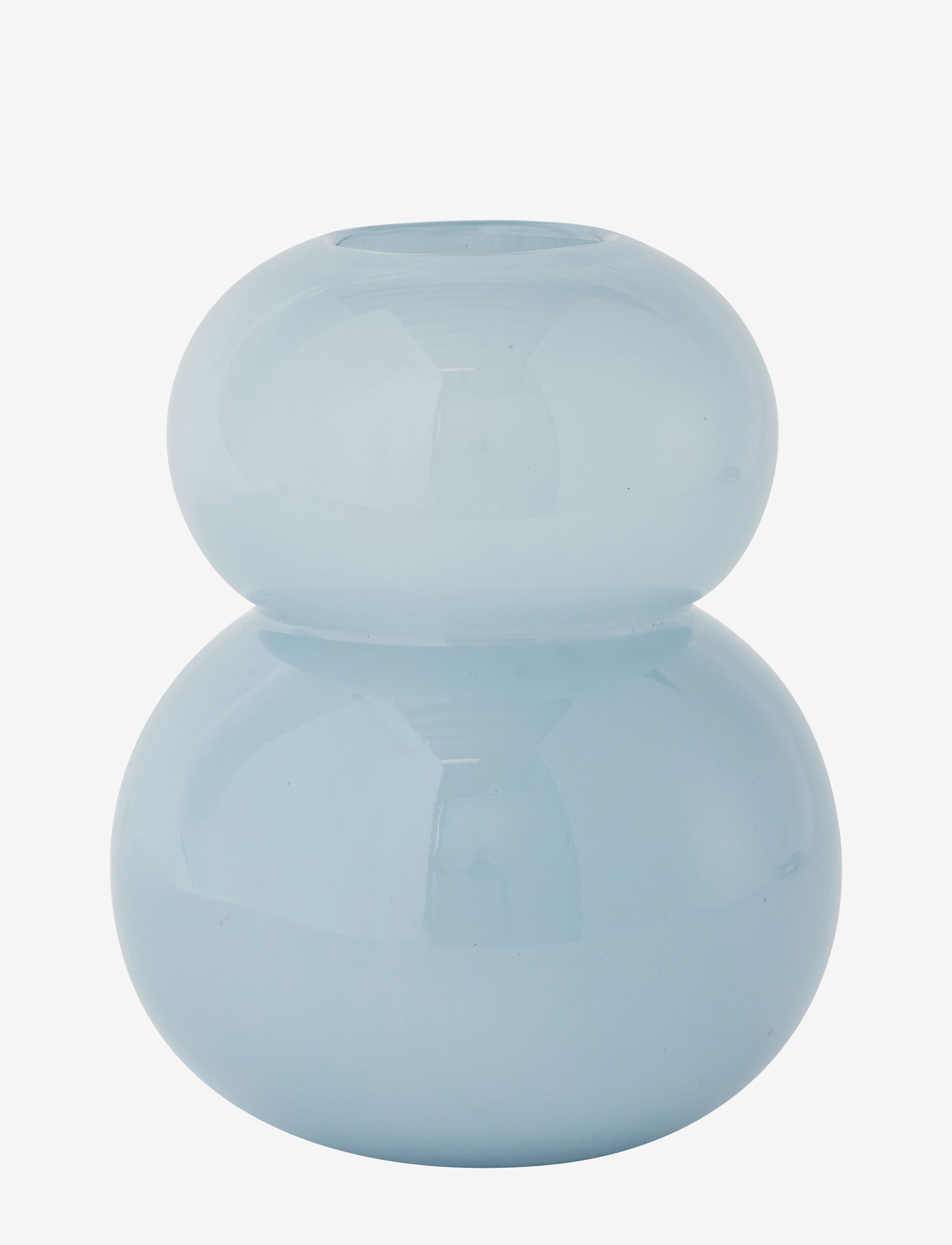 OYOY Living Design Lasi Vase, Lille vase, Blå, Str: H21.5CM