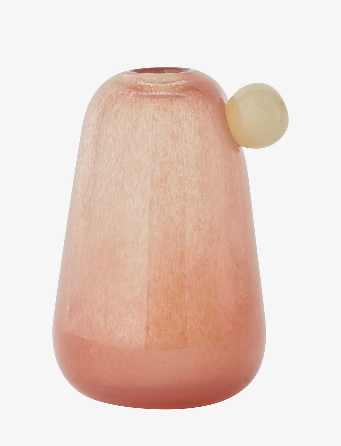 OYOY Living Design Lasi Vase Small, Vases, Pink, Str: Ø12.5X20CM