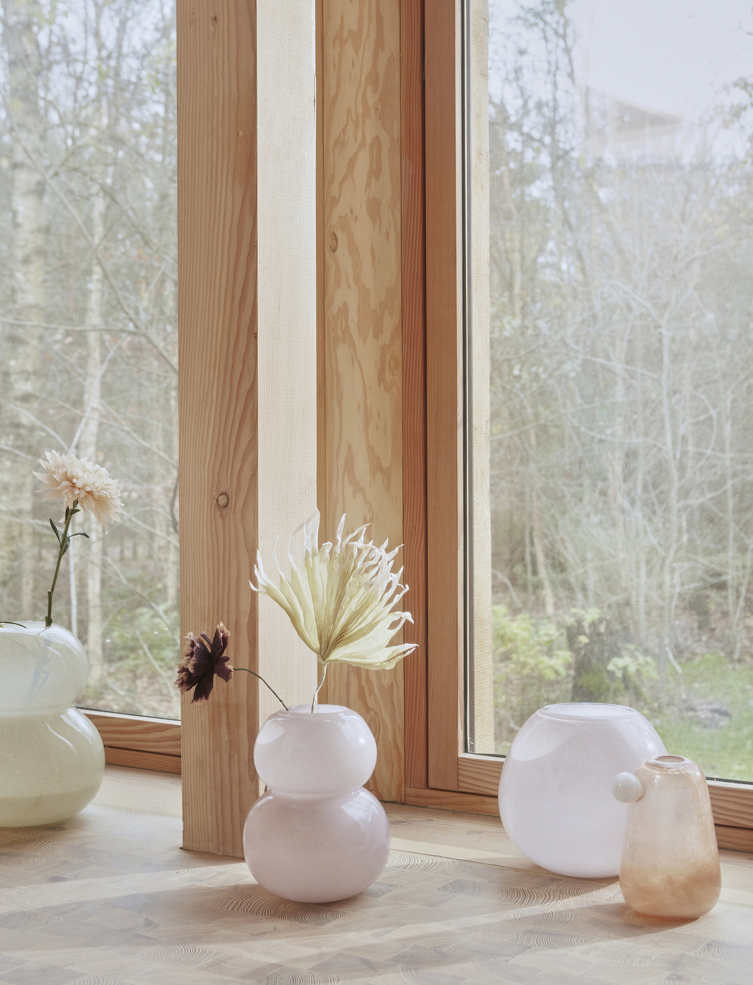 OYOY Living Design Lasi Vase, H21.5 cm, Vases, Rosa - Small Homeware