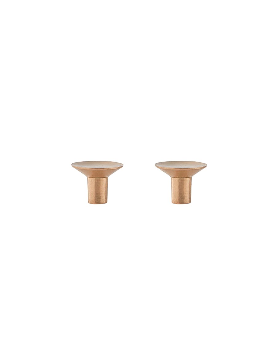 OYOY Living Design - Rina Hook / Knob Small - Pack of 2 - haken & knöpfe - brushed brass - 1