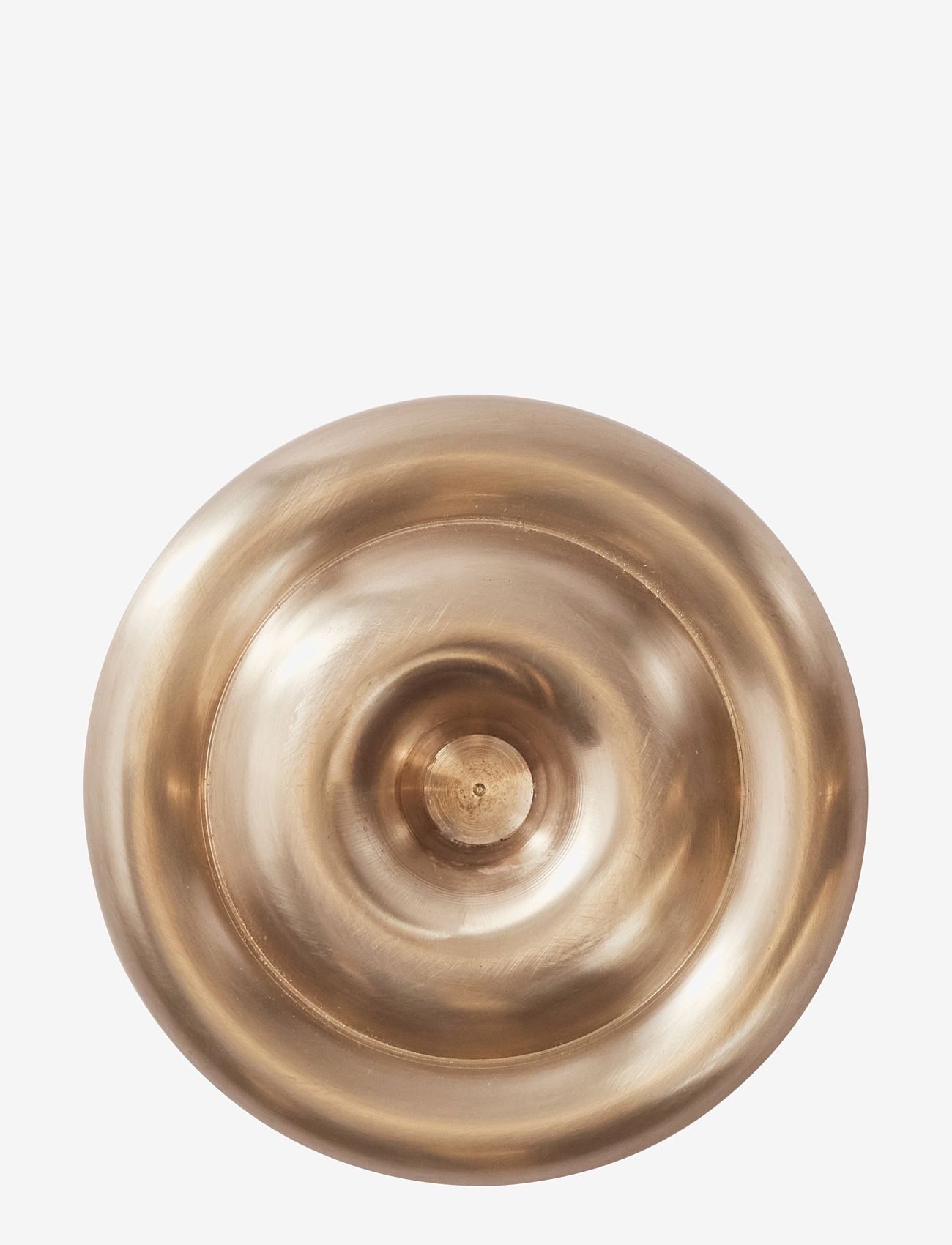 OYOY Living Design - Savi Solid Brass Candleholder - Low - brushed brass - 1