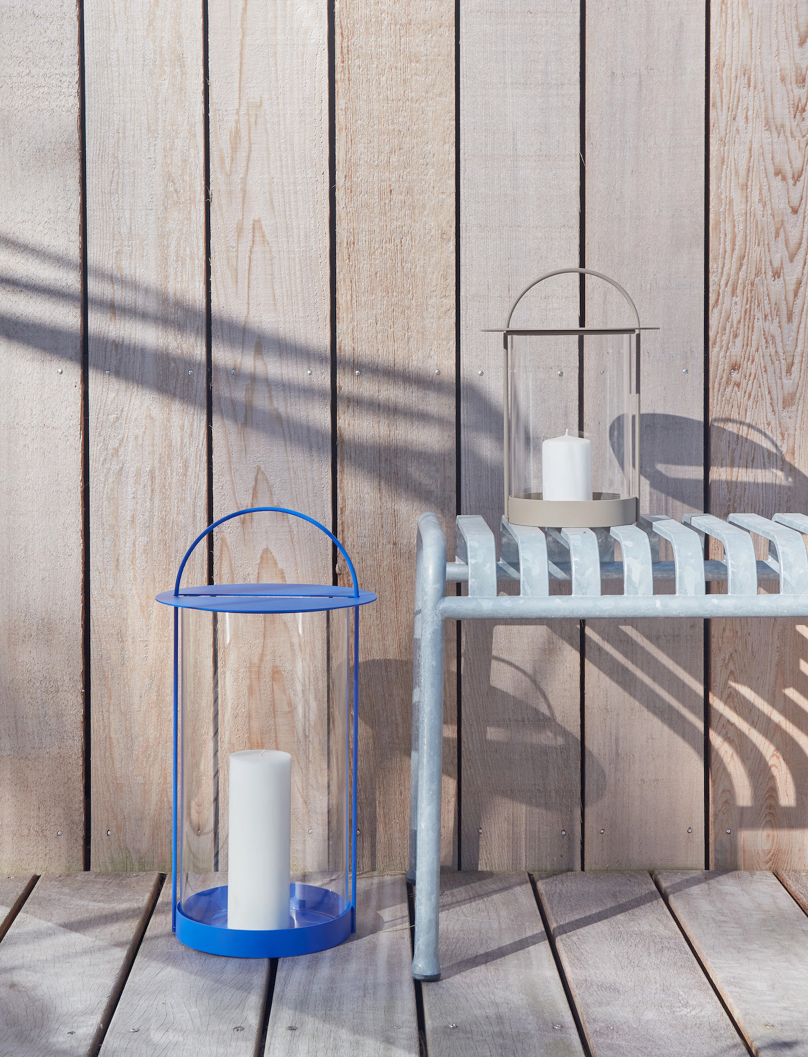 OYOY Living Design Maki Lantern Small, One Size, Outdoor Lighting, Beige - Lanterns, Homeware