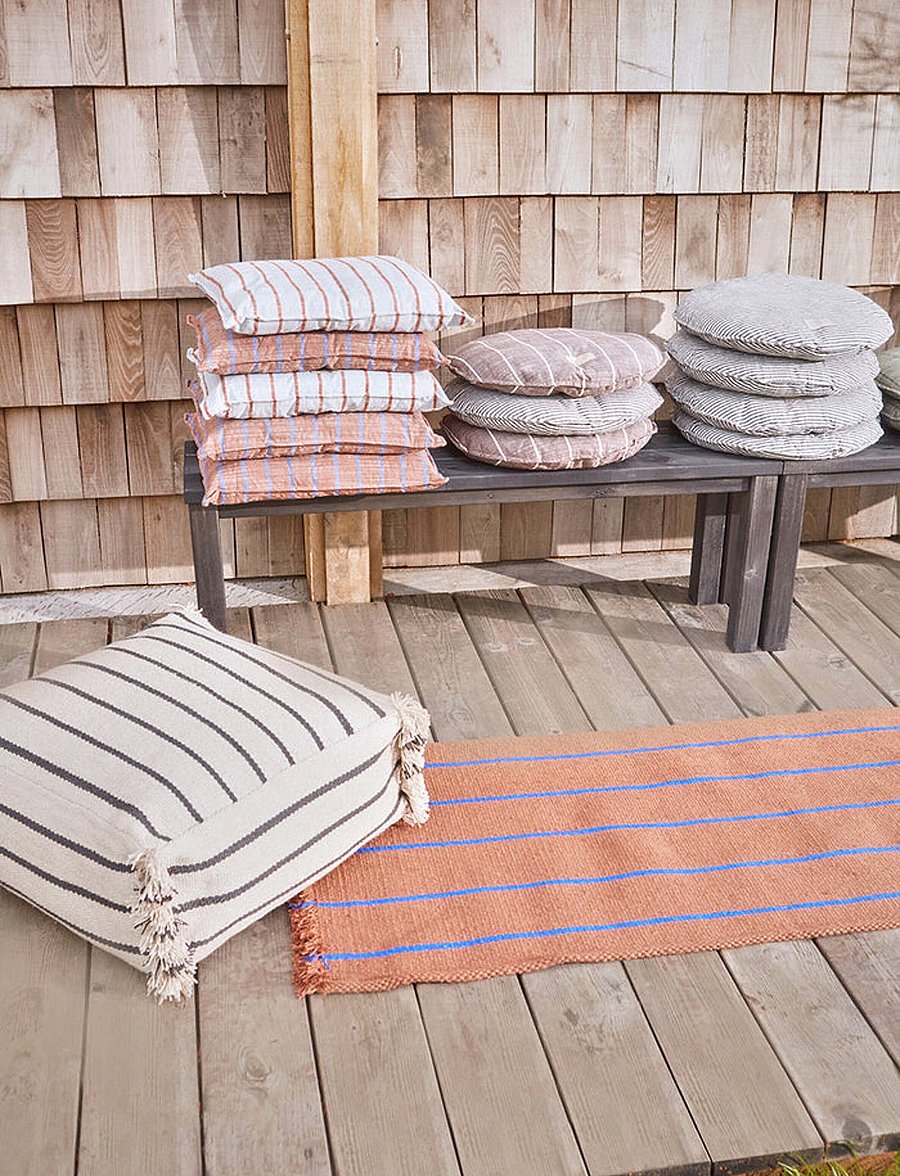OYOY Living Design - Outdoor Kyoto Cushion Square - clay - 3