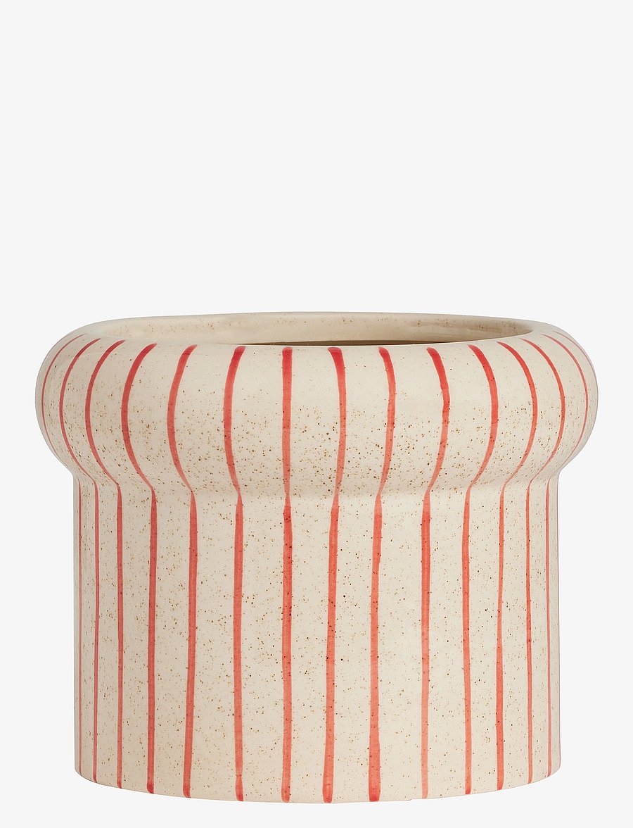 OYOY Living Design - Aki Pot - Large - offwhite / red - 0