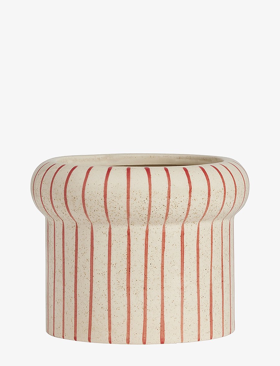 OYOY Living Design - Aki Pot - Small - offwhite / red - 0