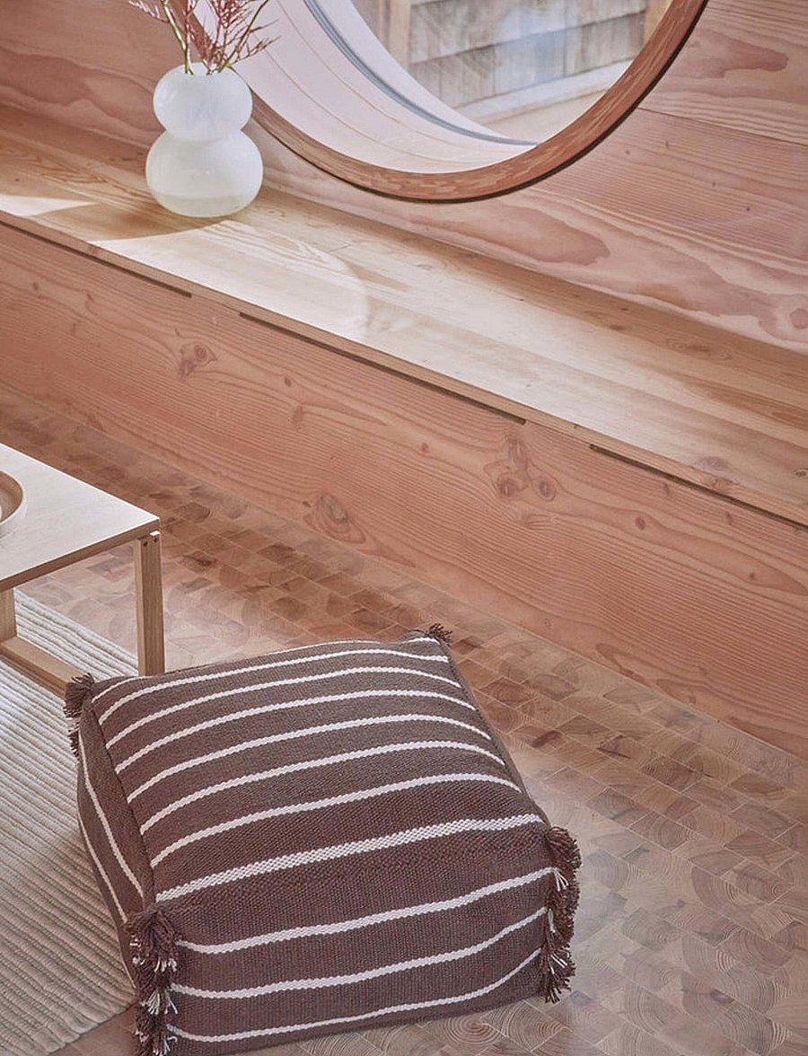 OYOY Living Design - Lina Recycled Pouf - poufs - clay - 4