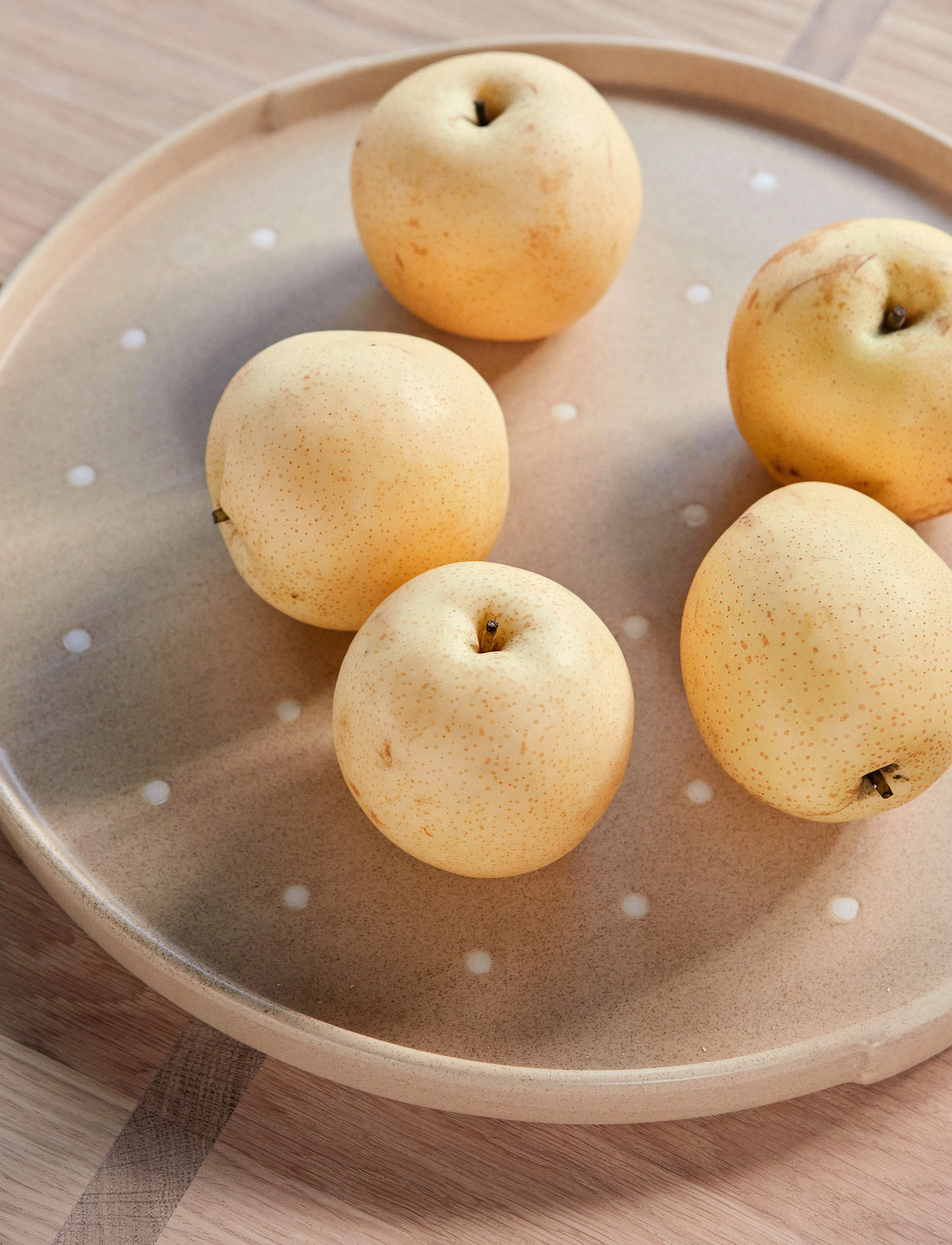 OYOY Living Design - Aki Tray Round - nature / white - 2