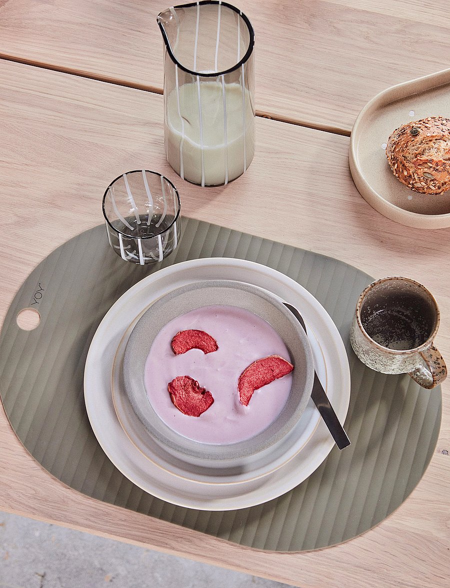 OYOY Living Design - Aki Tray Oval - nature / white - 4