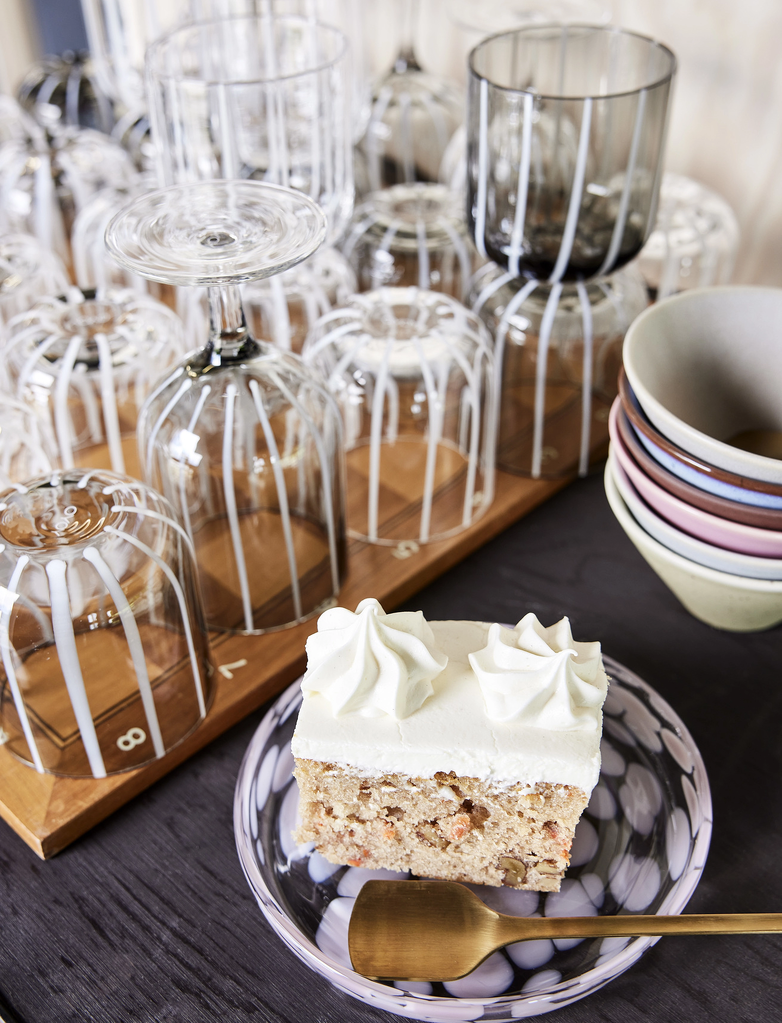 OYOY Living Design Mizu Wine Glass - Pack of 2 - Confirmation - GREY / grey