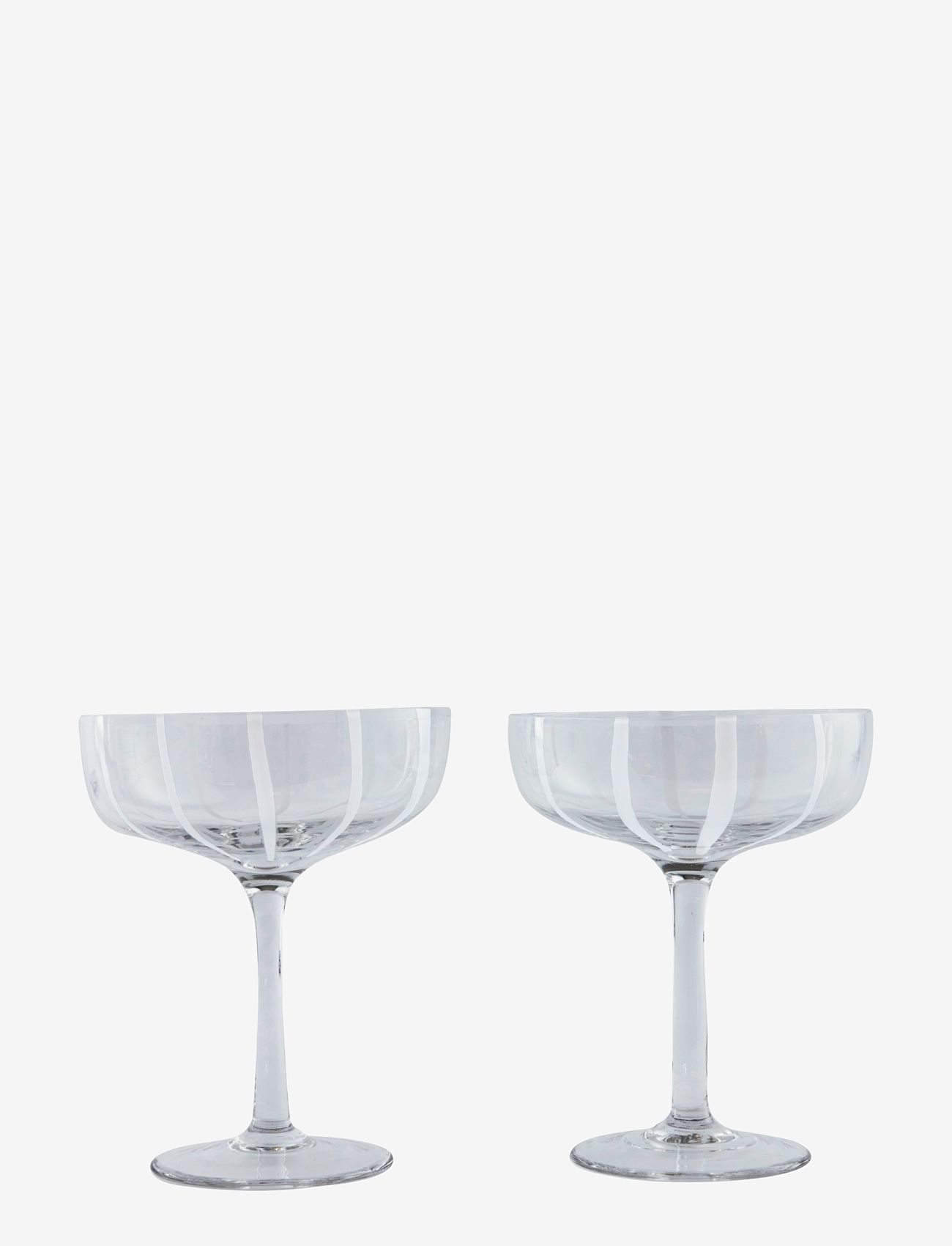 OYOY Living Design - Mizu Coupe Glass - Pack of 2 - laveste priser - clear - 0