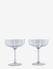 OYOY Living Design - Mizu Coupe Glass - Pack of 2 - najniższe ceny - clear - 0