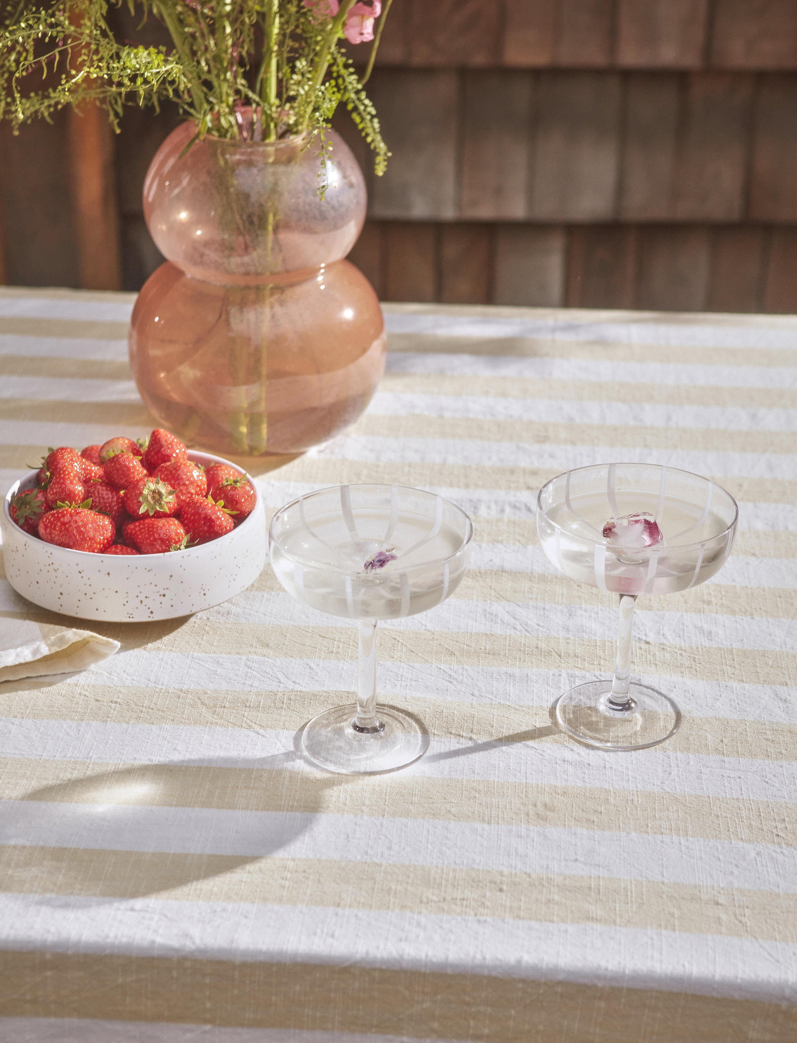 OYOY Living Design - Mizu Coupe Glass  Pack of 2 - coupes à champagne - clear - 2