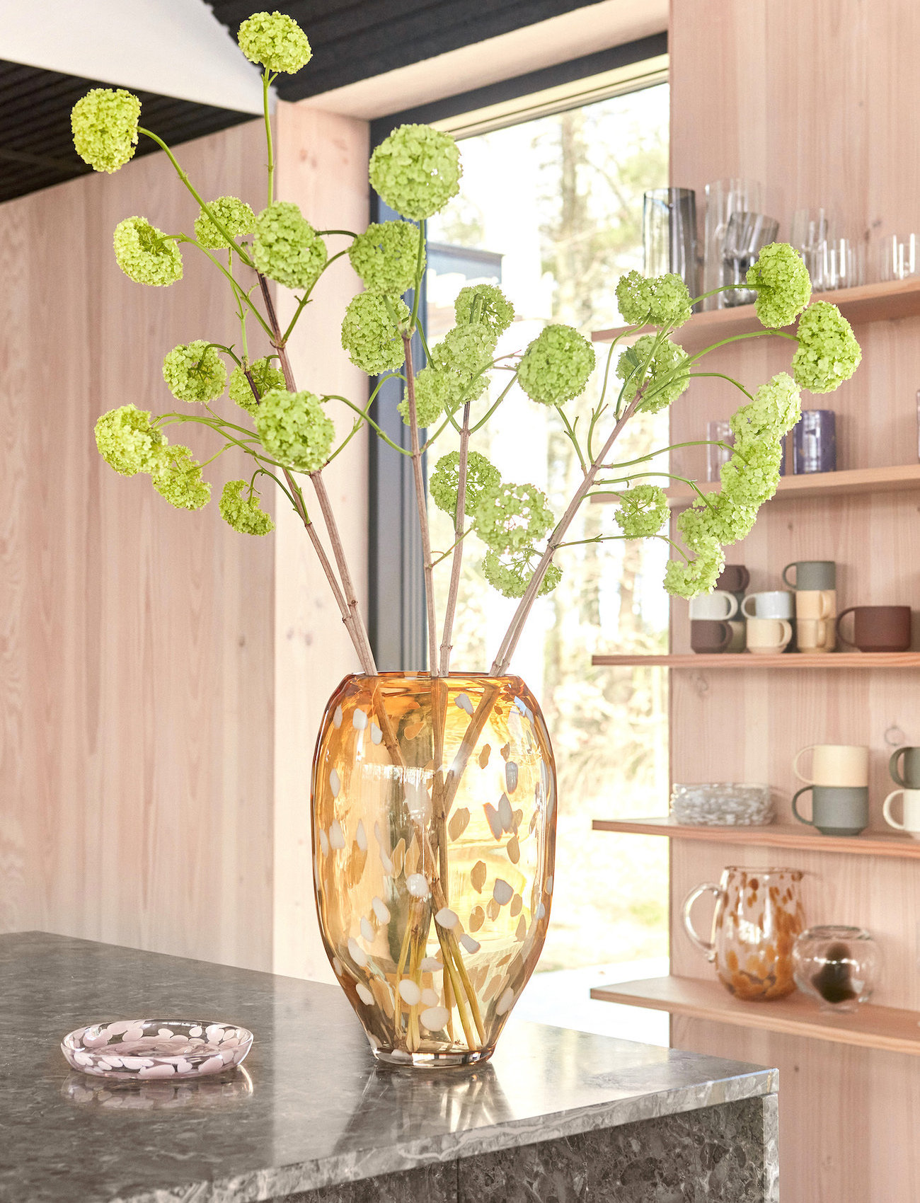 OYOY Living Design - Jali Vase - Large - didelės vazos - amber - 1