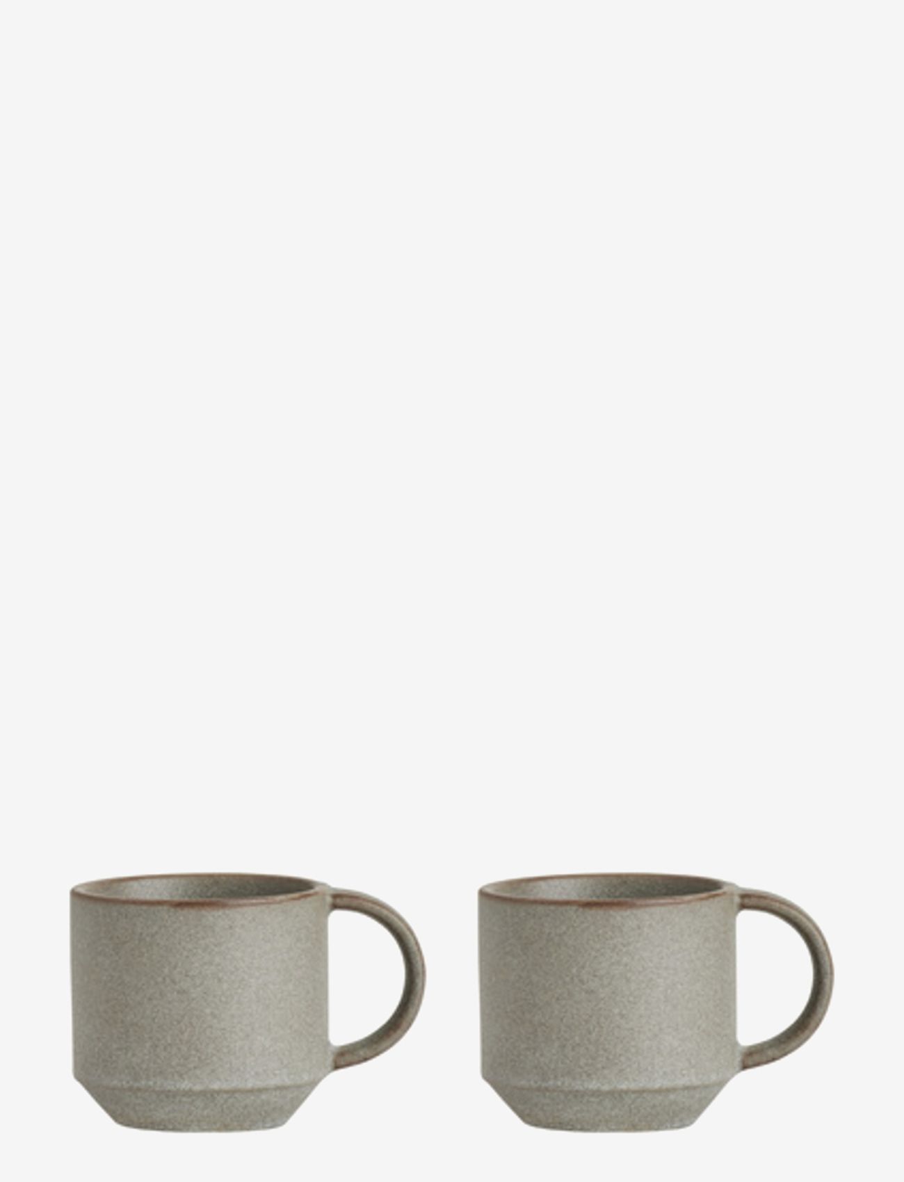 OYOY Living Design - Yuka Cup - Pack Of 2 - lowest prices - stone - 0