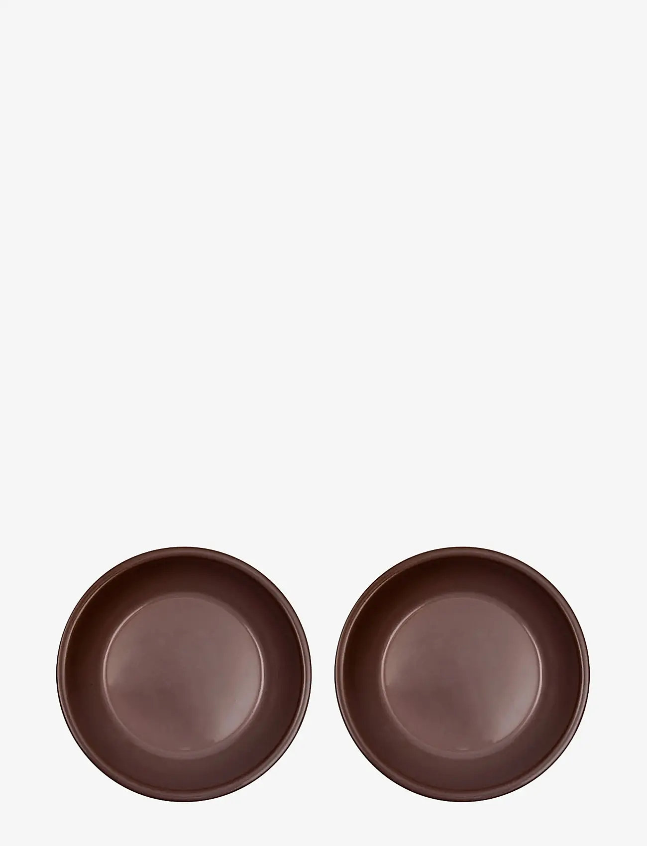 OYOY Living Design - Yuka Deep Plate - Pack of 2 - tiefe teller - dark terracotta - 0