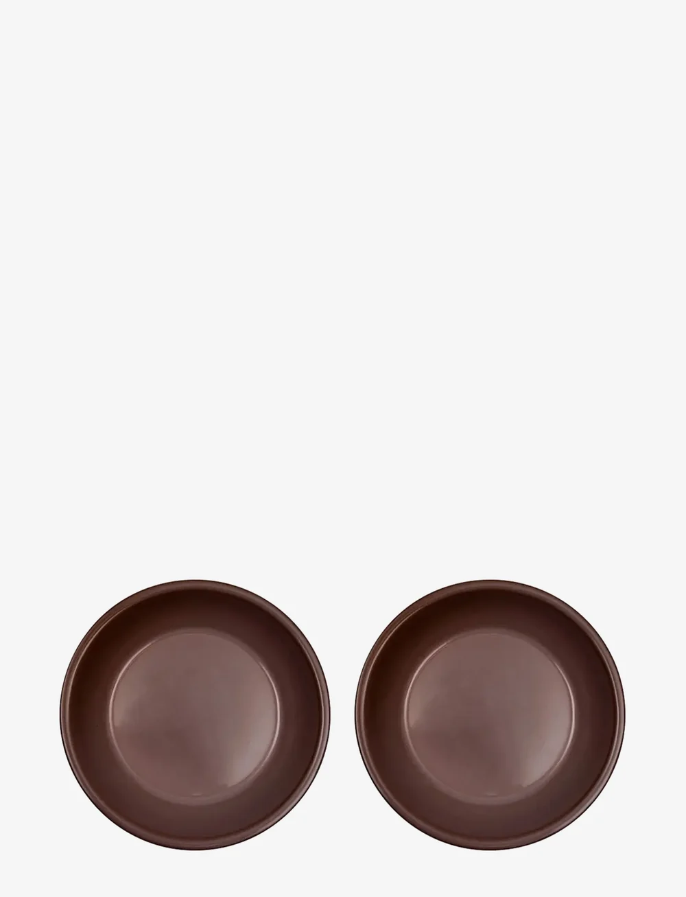 OYOY Living Design - Yuka Deep Plate - Pack of 2 - nach preis einkaufen - dark terracotta - 0