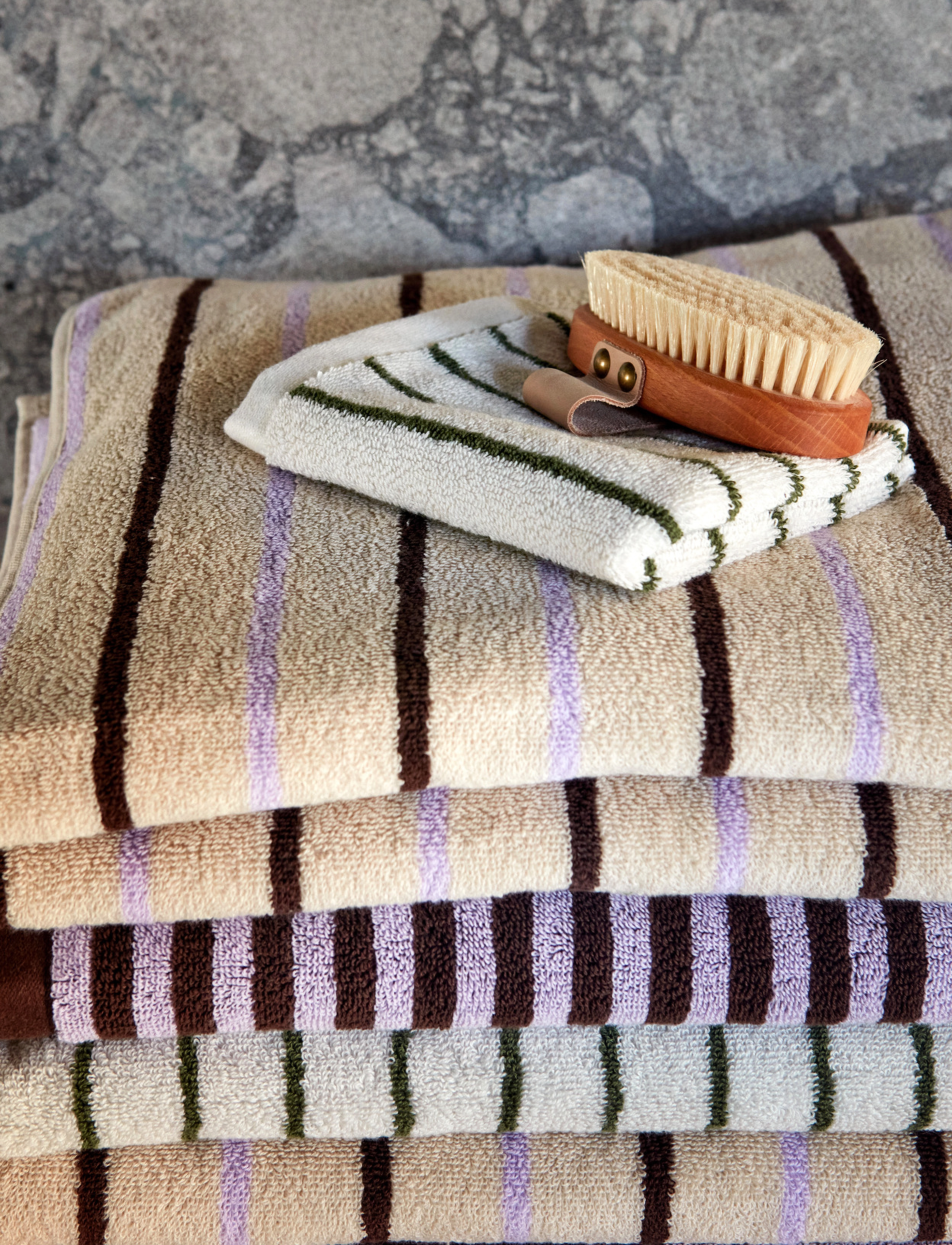 OYOY Living Design - Raita Towel - 40X60 Cm - purple - 2