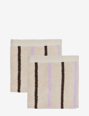 OYOY Living Design - Raita Wash Cloth - Pack Of 2 - laveste priser - purple - 0