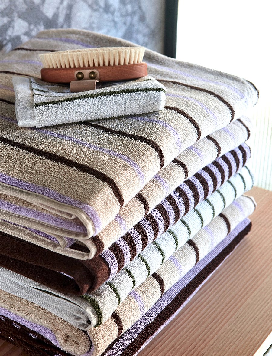 OYOY Living Design - Raita Towel - saunalinad - purple - 2