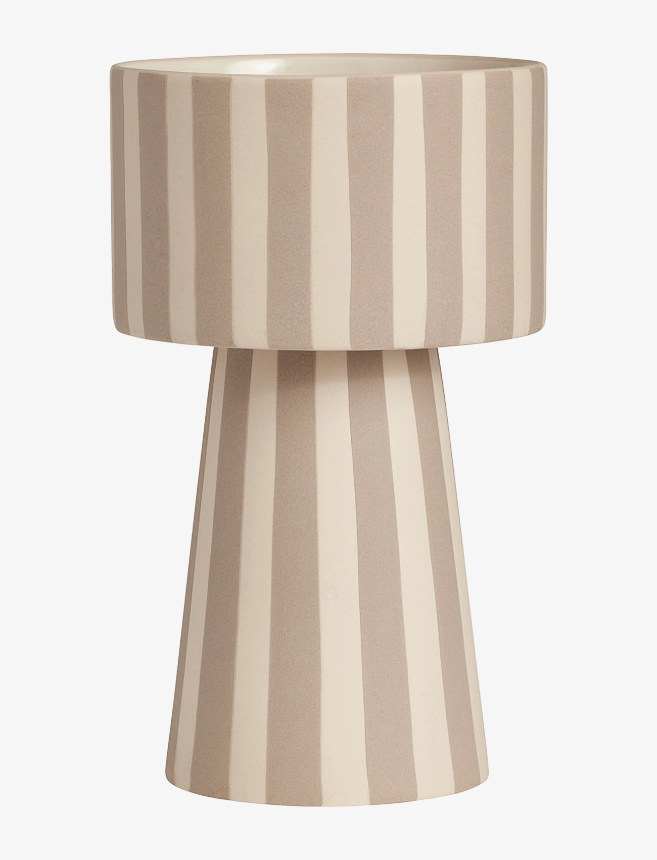OYOY Living Design Toppu Pot Large, Stor vase, Beige, Str: H24CM