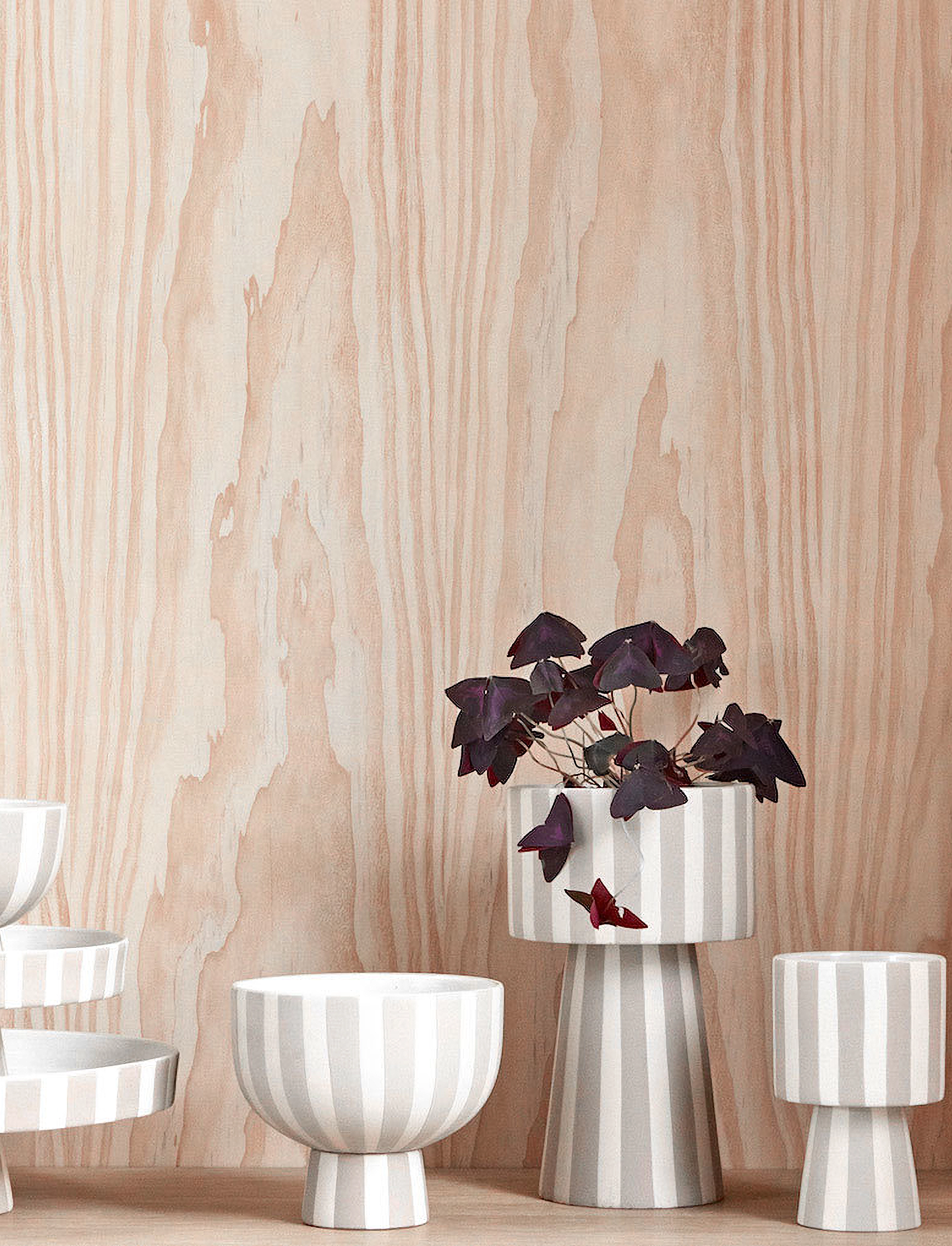 OYOY Living Design Toppu Pot Large, H24 cm, Vases, Beige - Big Homeware