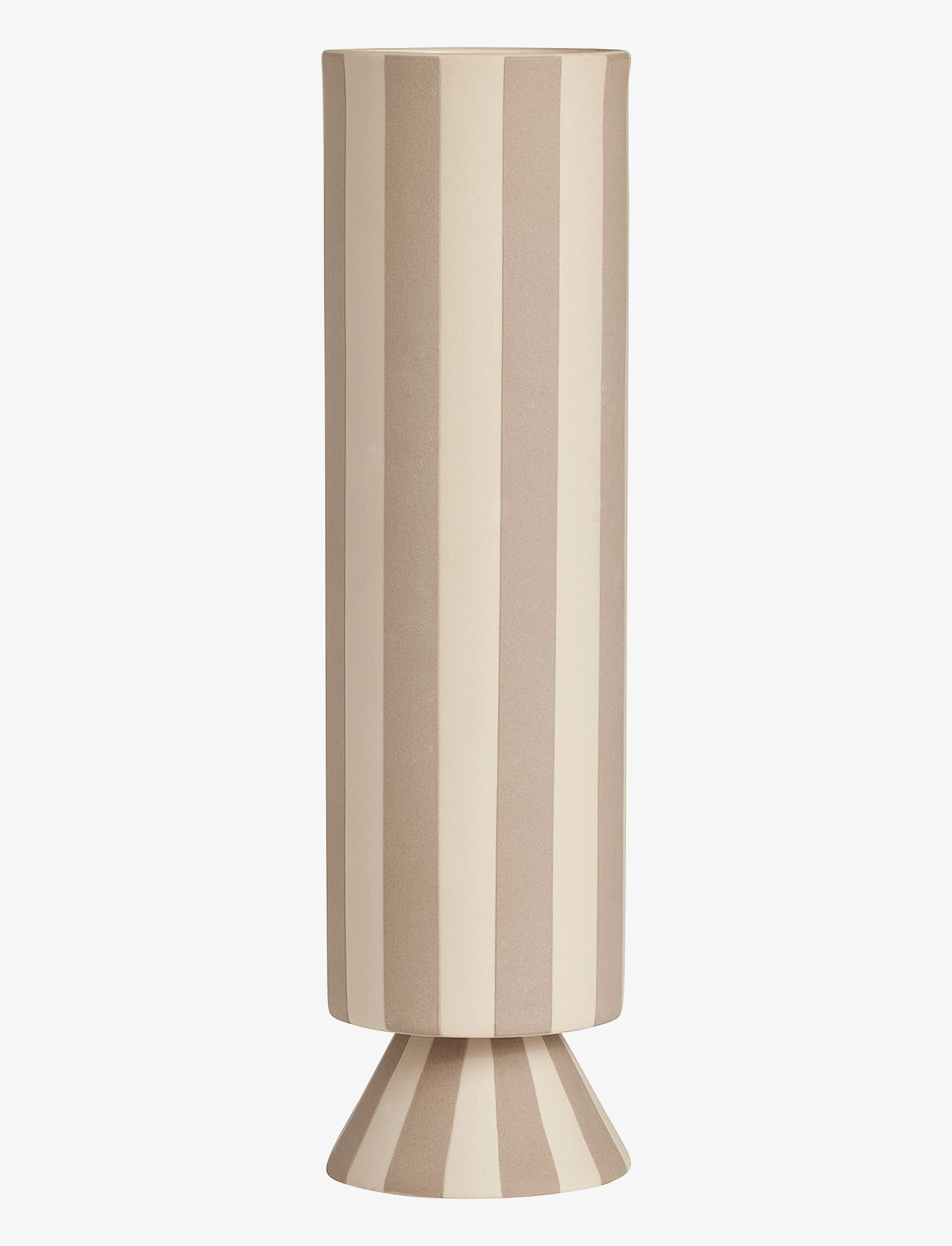 OYOY Living Design Toppu Vase High, Stor vase, Multi/mønstret, Str: H31CM