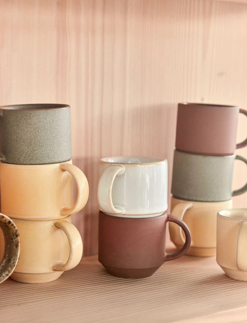 OYOY Living Design - Yuka Cup - Pack Of 2 - nach preis einkaufen - butter - 3