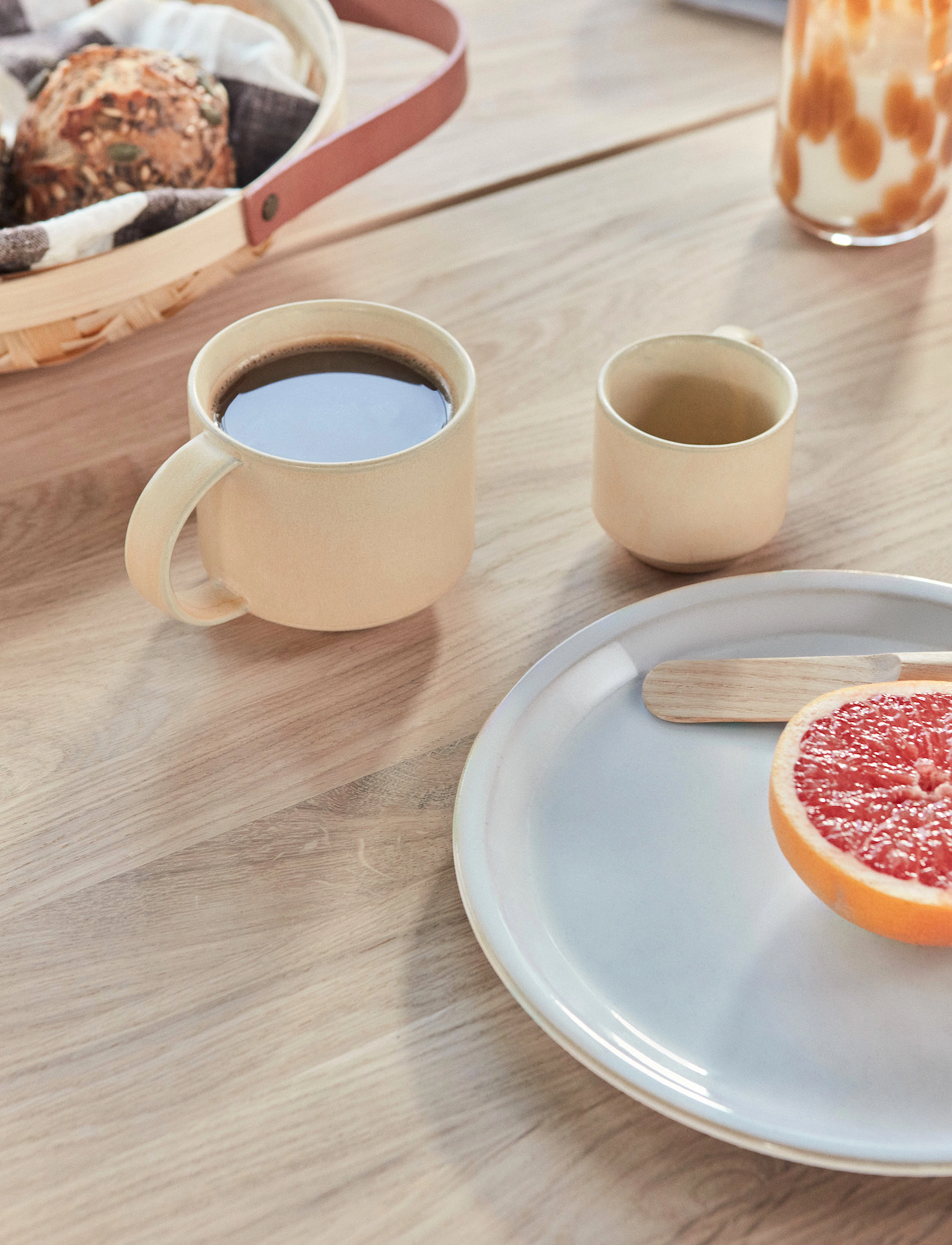 OYOY Living Design Yuka Espresso Cup Pack Of 2, One Size, Cups & Mugs, Creme - Cups, Homeware