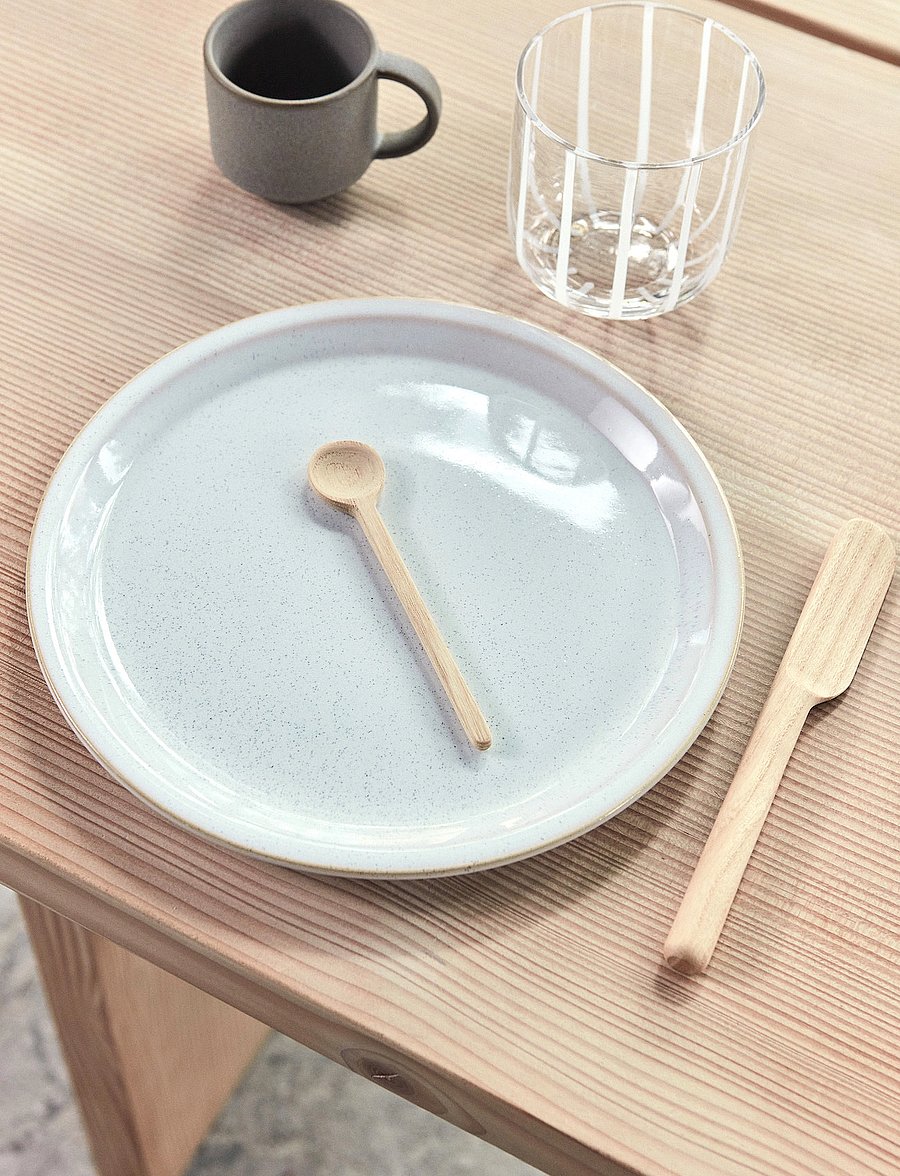 OYOY Living Design - Yuka Lunch Plate Pack Of 2 - väikesed taldrikud - offwhite - 0