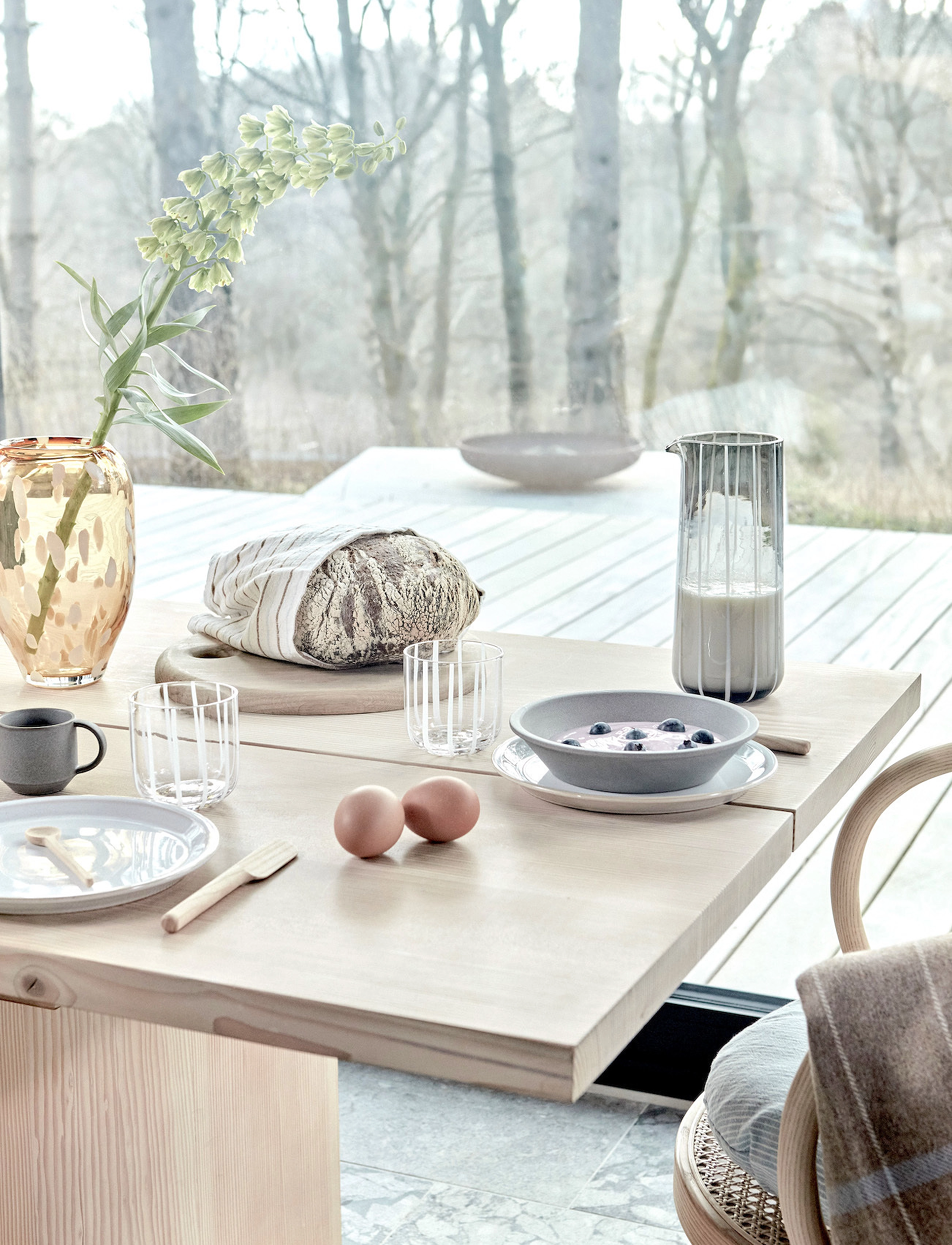 OYOY Living Design - Yuka Lunch Plate  Pack Of 2 - asietter - offwhite - 4