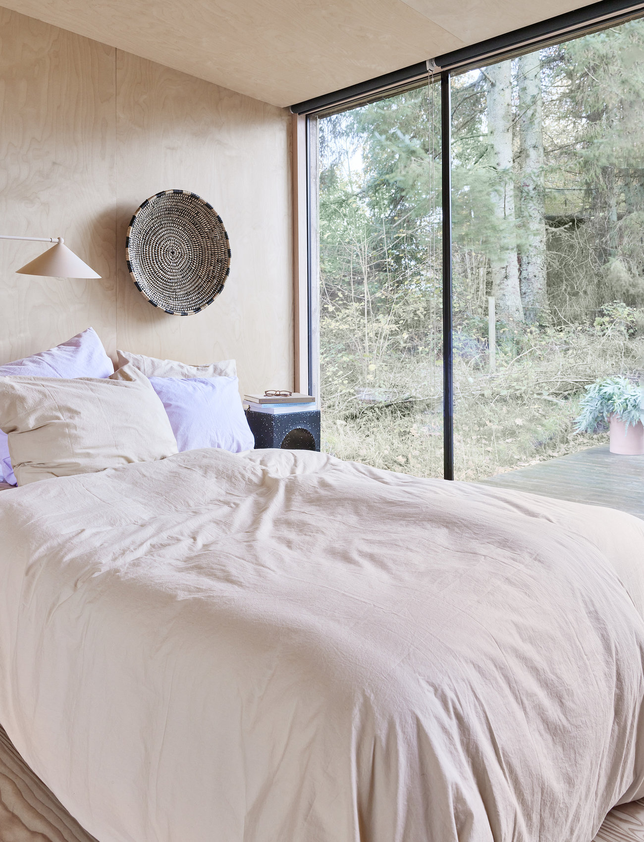 OYOY Living Design - Nuku Bedding - Adult Extra - sengesæt - lavender - 1