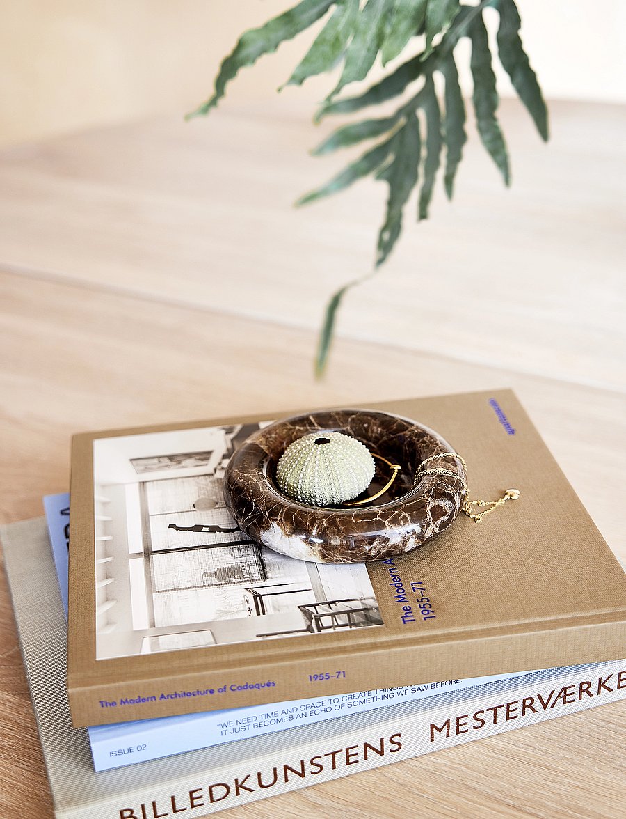 OYOY Living Design - Savi Marble Candleholder - Large - kerzenständer - choko - 2
