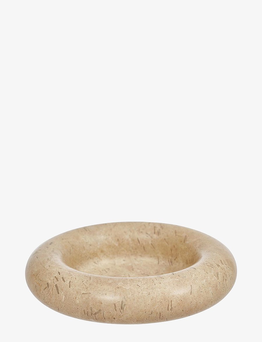 OYOY Living Design - Savi Marble Candleholder - Large - küünlajalad - beige - 1