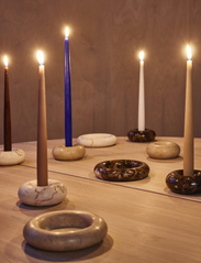 OYOY Living Design - Savi Marble Candleholder - Large - alhaisimmat hinnat - beige - 2