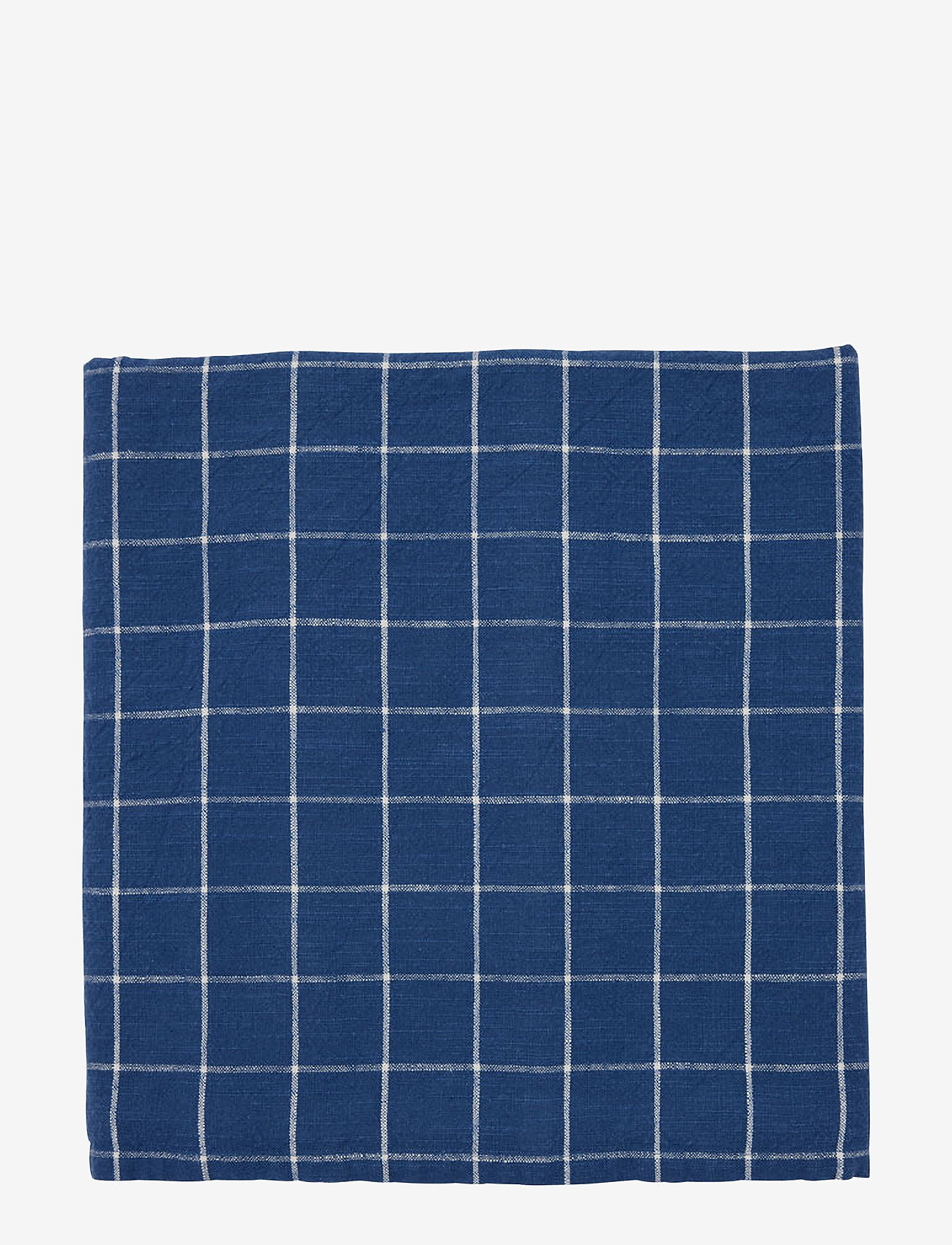 OYOY Living Design - Grid Tablecloth - 200x140 cm - köp efter pris - darkblue/white - 0