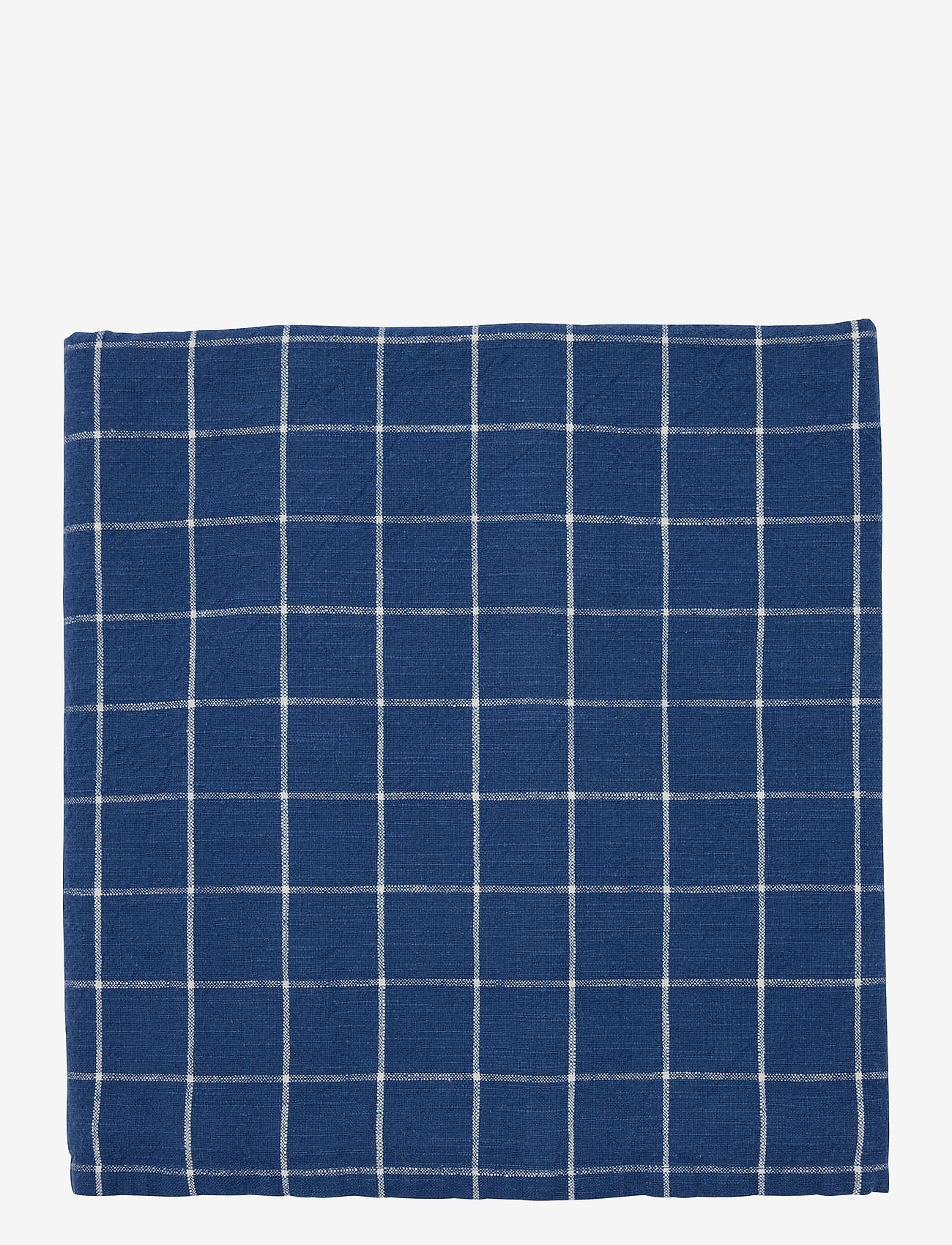 OYOY Living Design - Grid Tablecloth - 260x140 cm - tafellakens & lopers - darkblue/white - 0