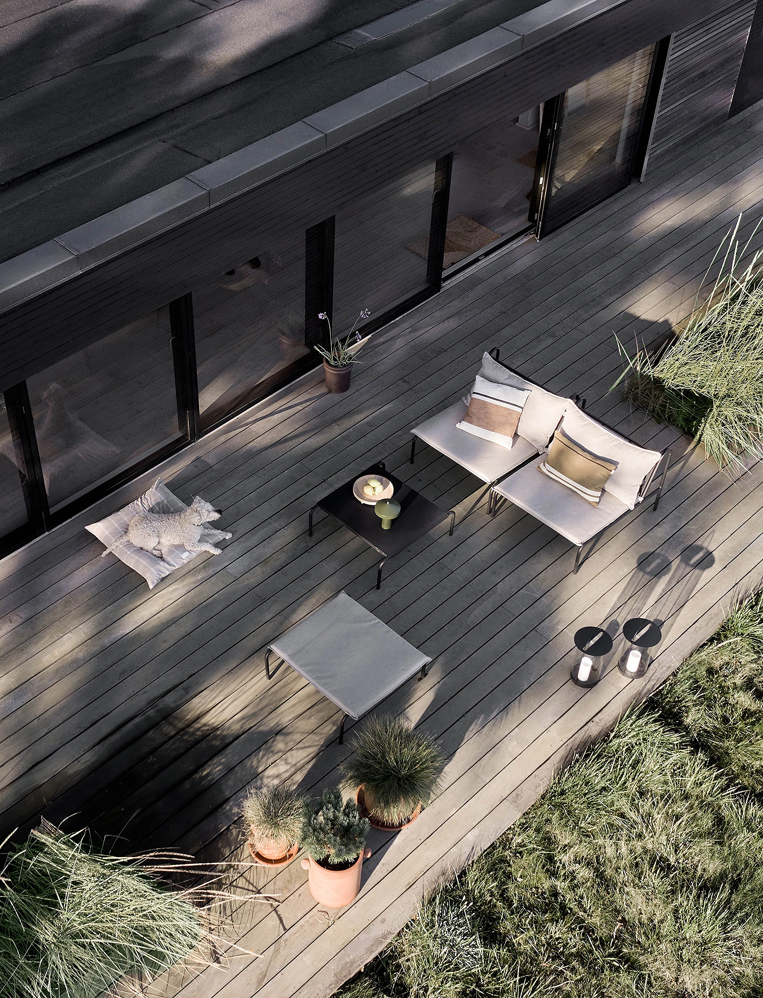 OYOY Living Design - Furi Outdoor Lounge Table - utemöbler - black - 3