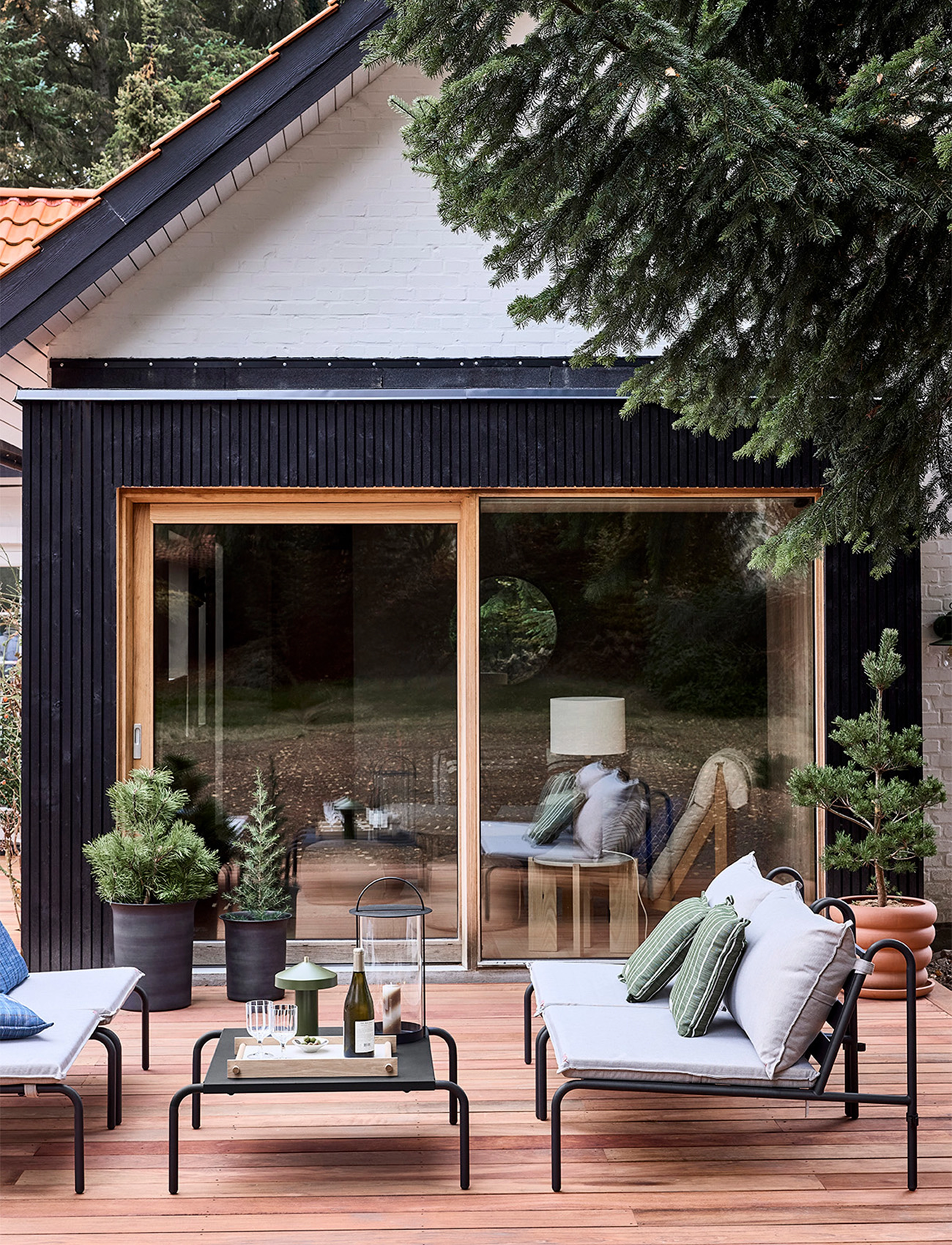 OYOY Living Design - Furi Outdoor Lounge Table - utemöbler - black - 4
