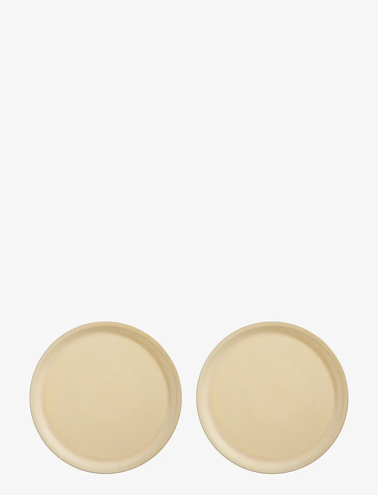 OYOY Living Design - Yuka Dinner Plate - Pack of 2 - talerze obiadowe - butter - 1