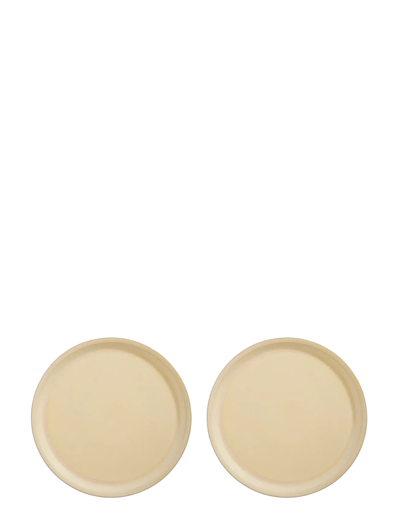 OYOY Living Design Yuka Dinner Plate - Pack of 2 - 4 for 3 - BUTTER / cream
